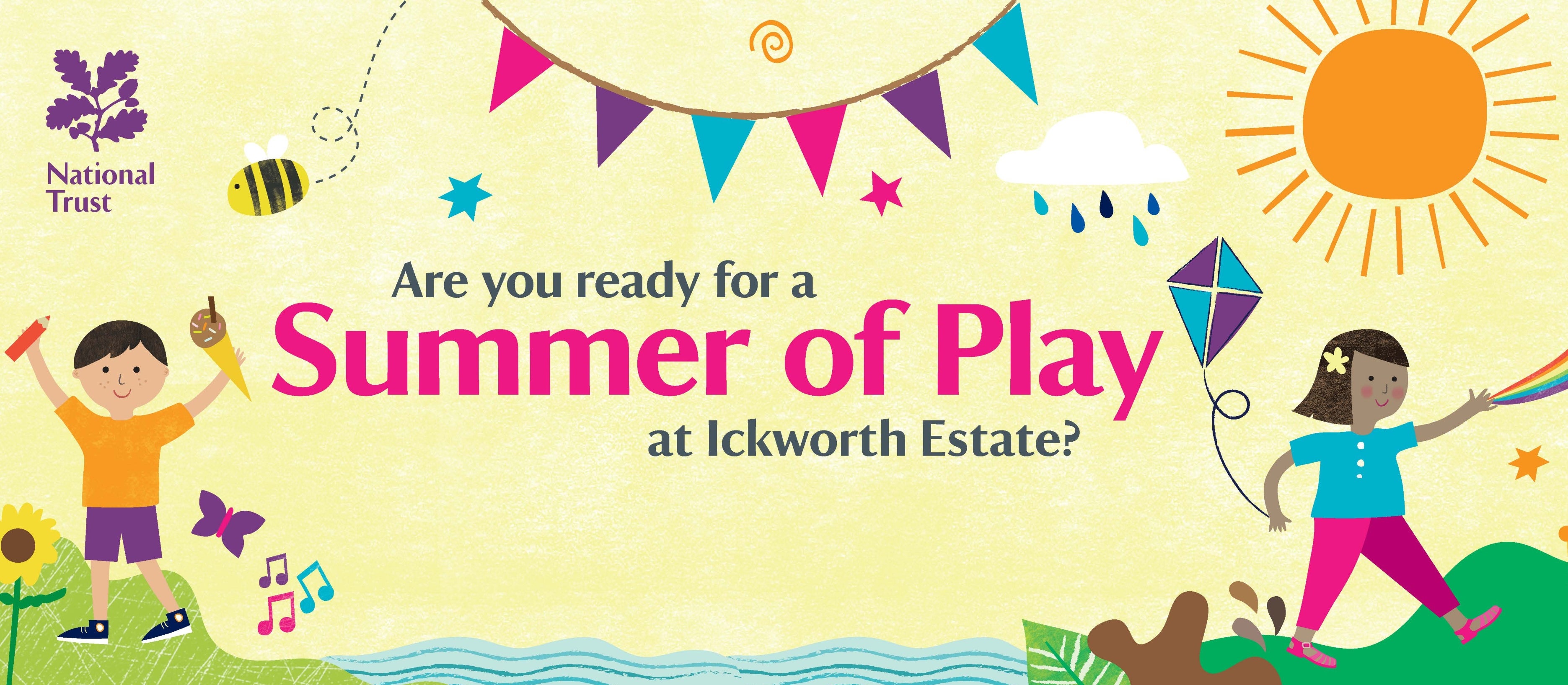 Summer of Play banner for Ickworth