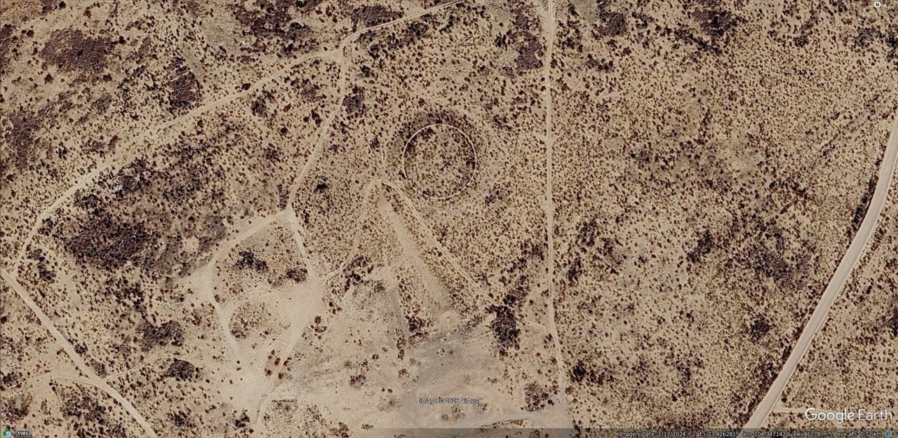 50m ring at Roswell in New Mexico
