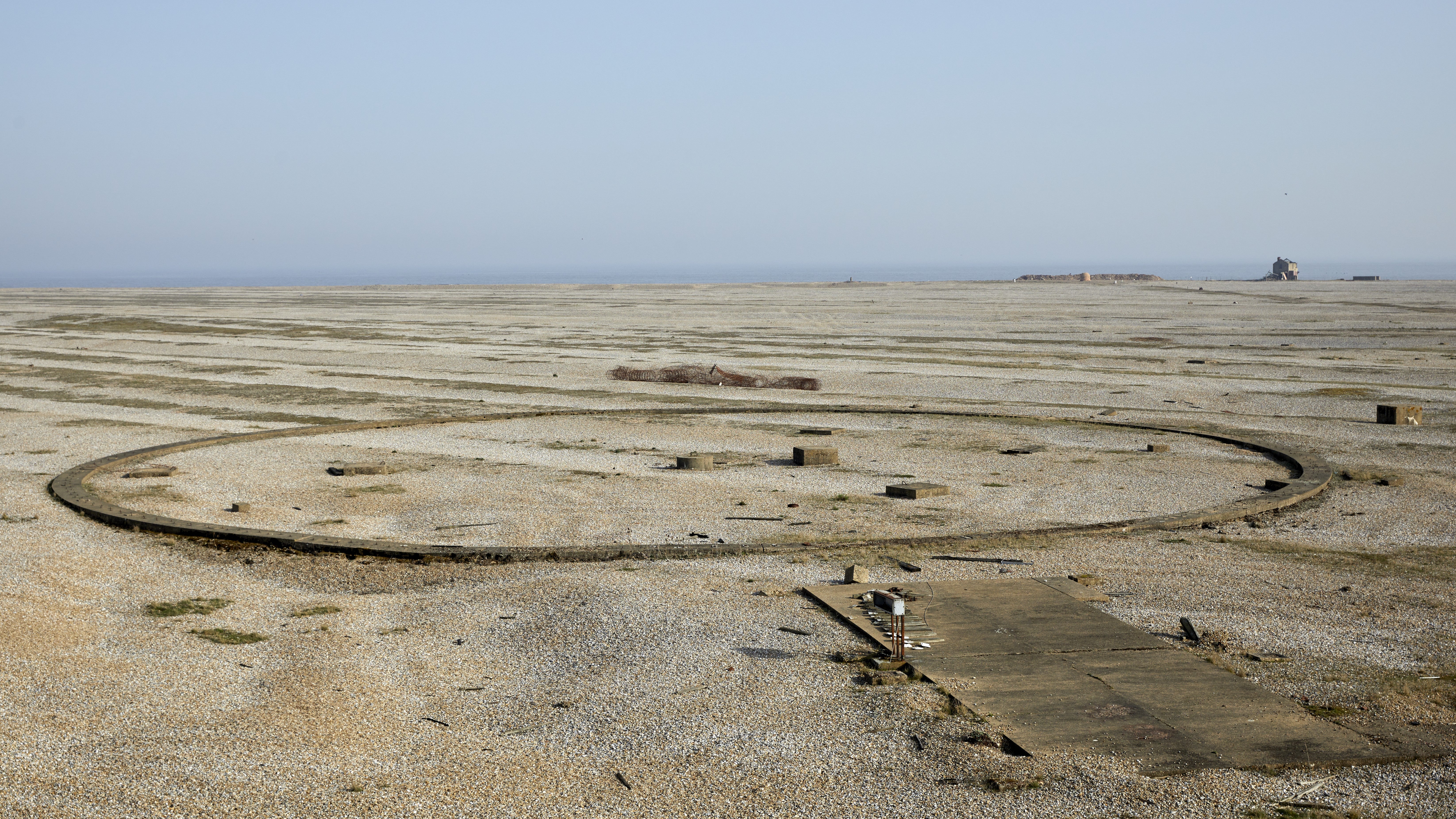 The 50m concrete ring at Orford Ness