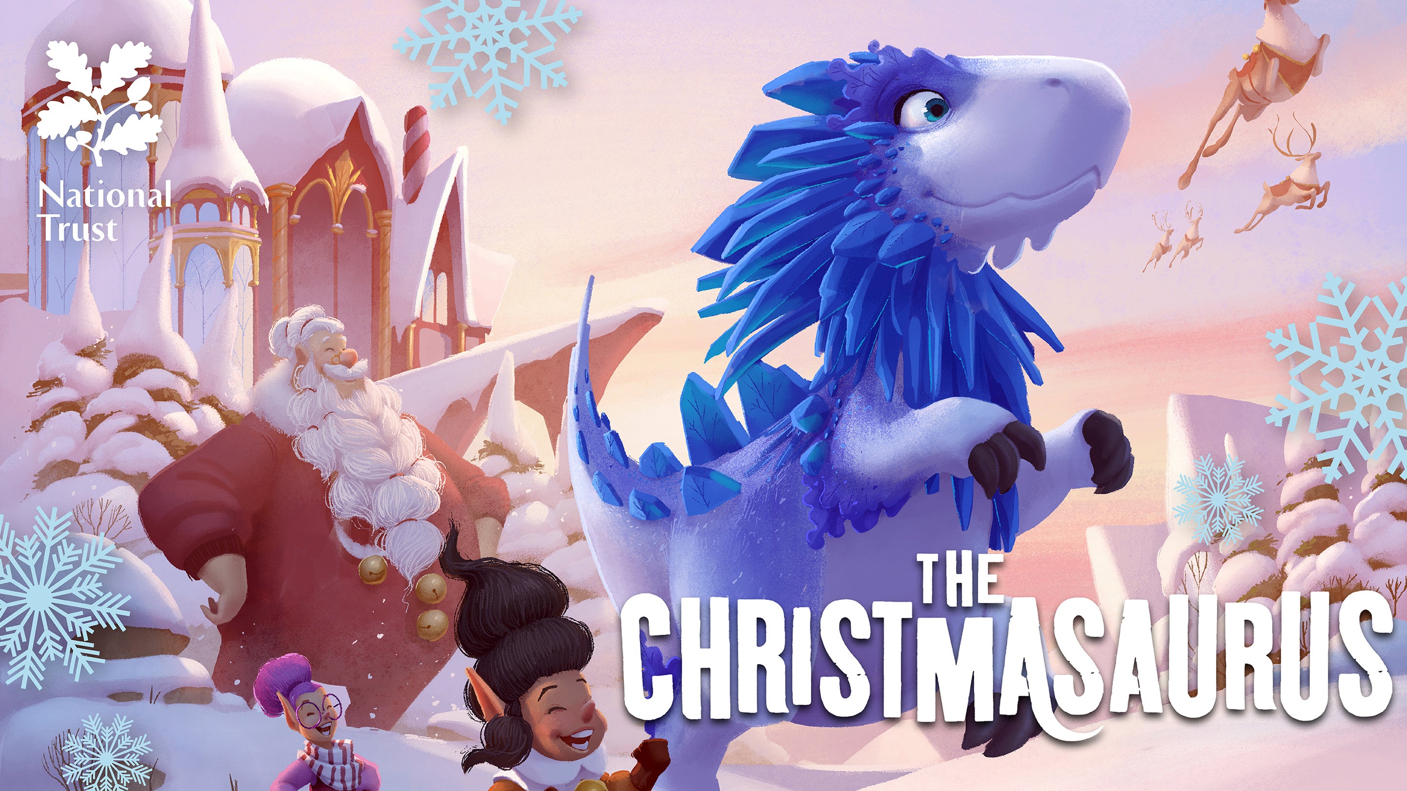 The Christmasaurus at Hatchlands Park