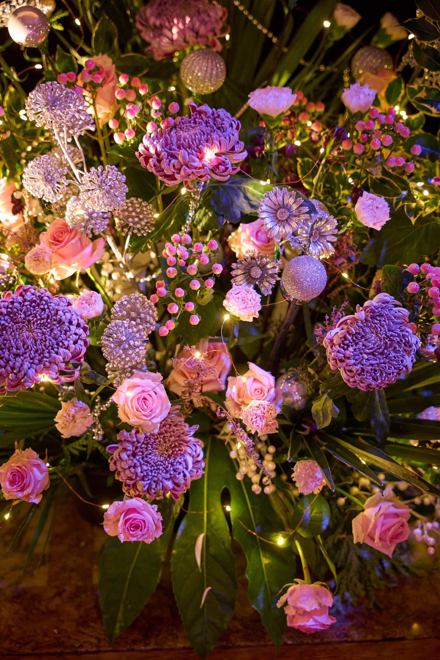 Christmas flowers at Polesden Lacey