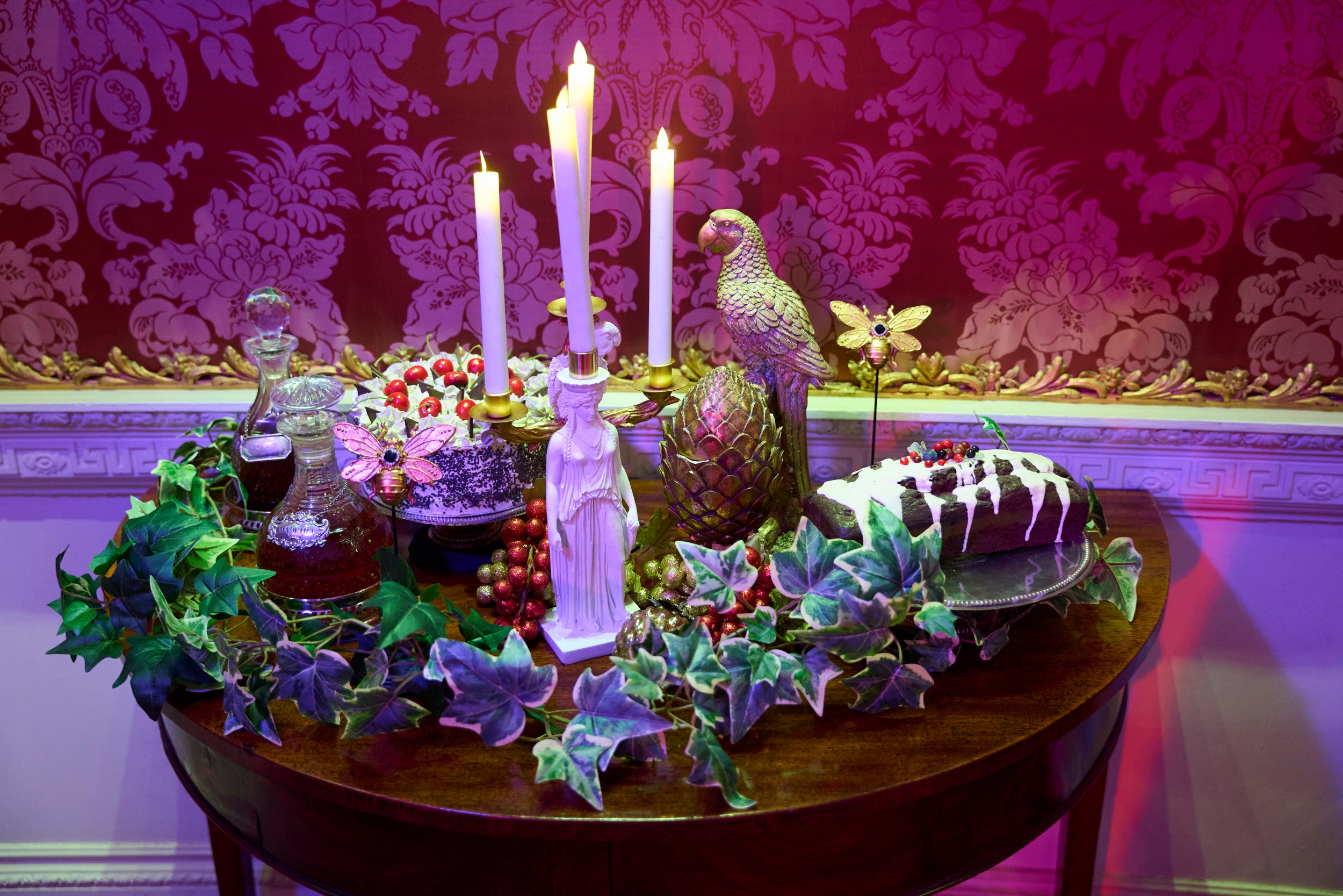 Christmas decorations at Polesden Lacey