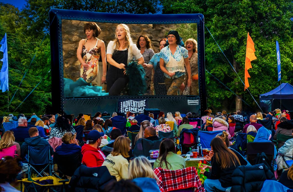 Outdoor cinema at Polesden Lacey