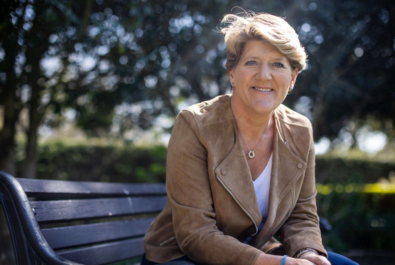 A photograph of author and broadcaster Clare Balding