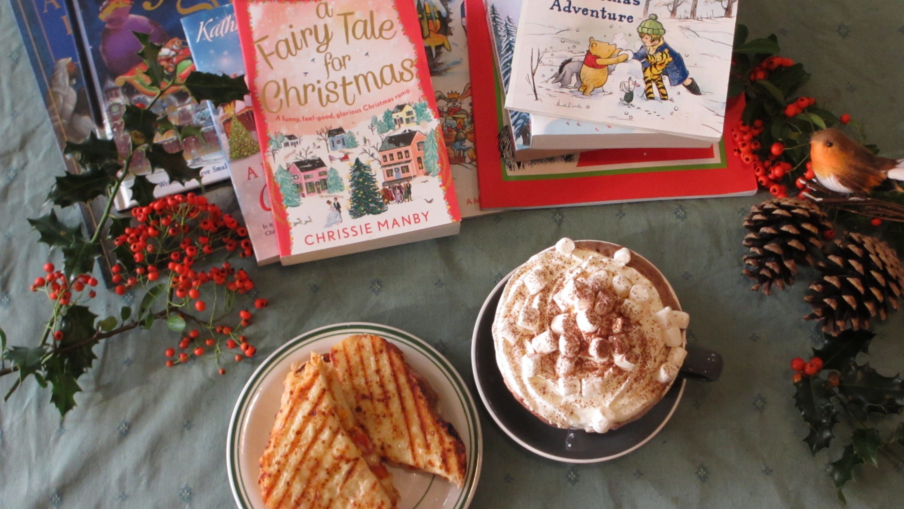 Close up coffee and toasted sandwich