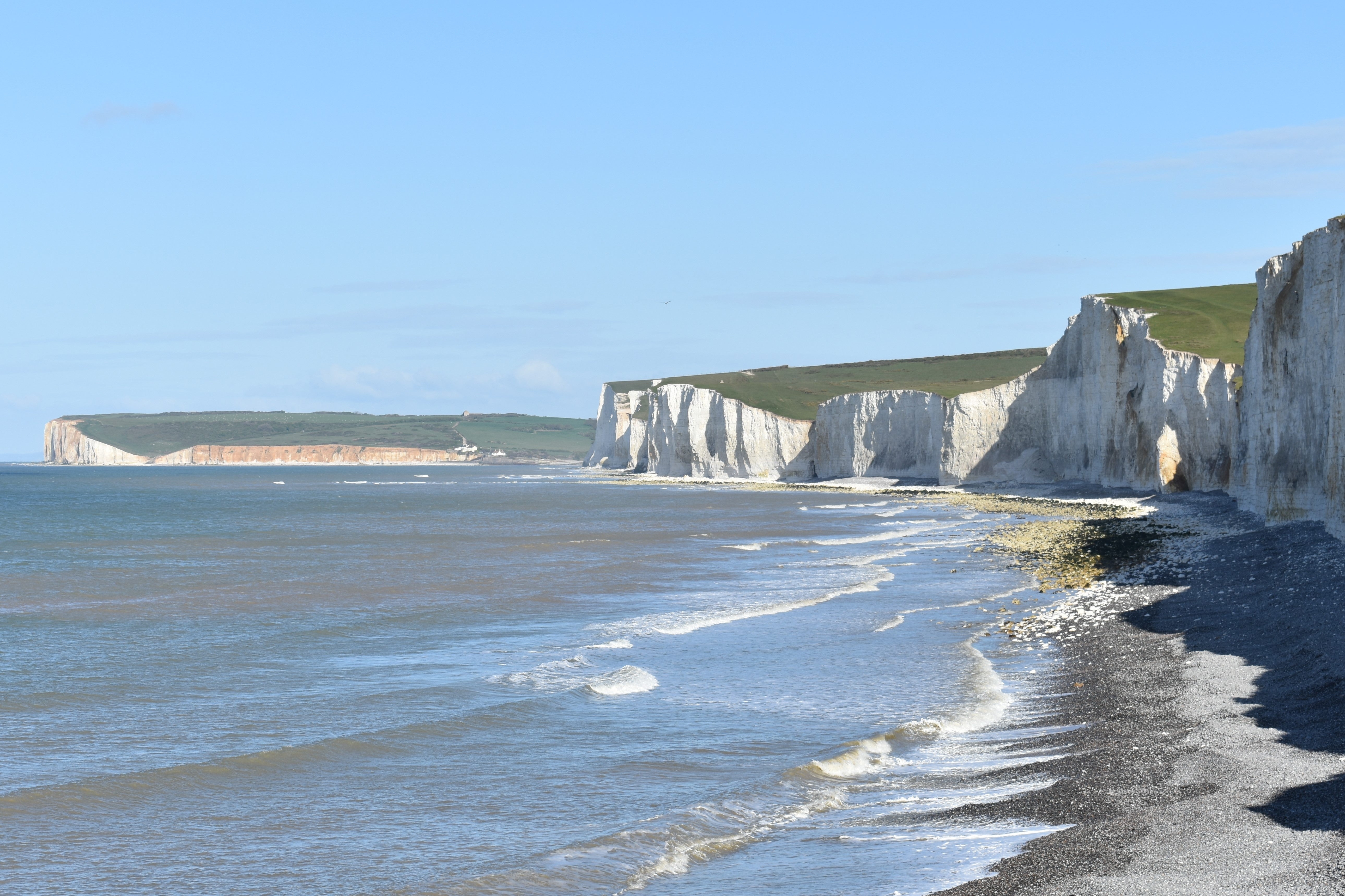 View of the Seven Sisters Cliffs from Birling Gap