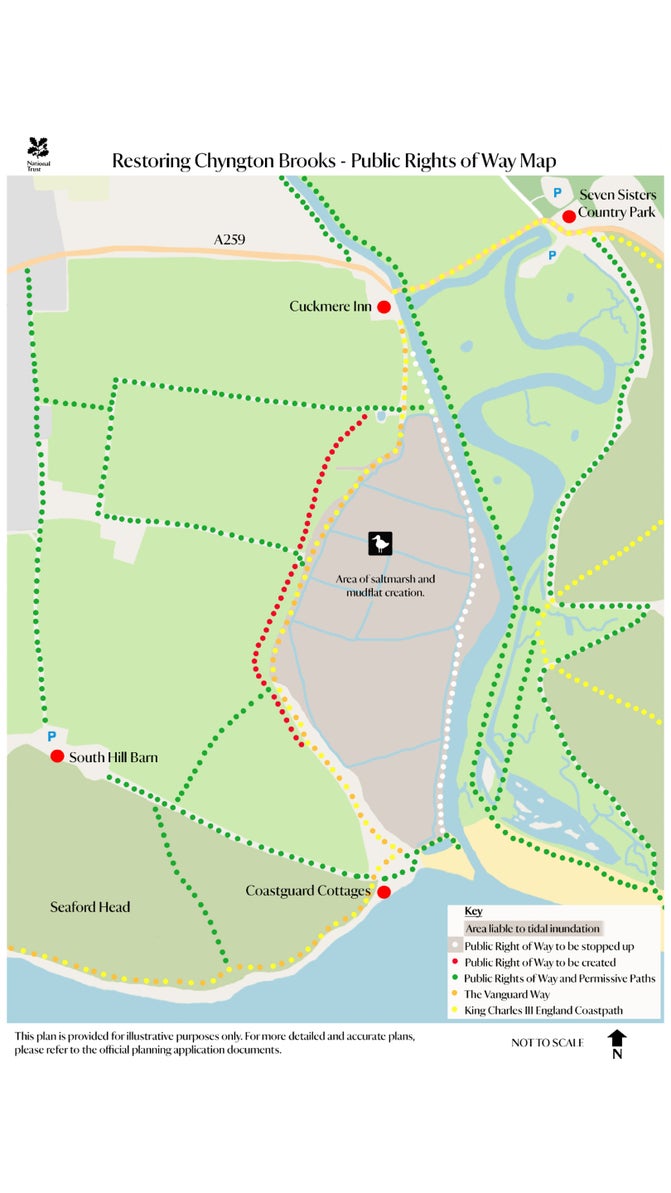 Changes to public rights of way at Chyngton Brooks