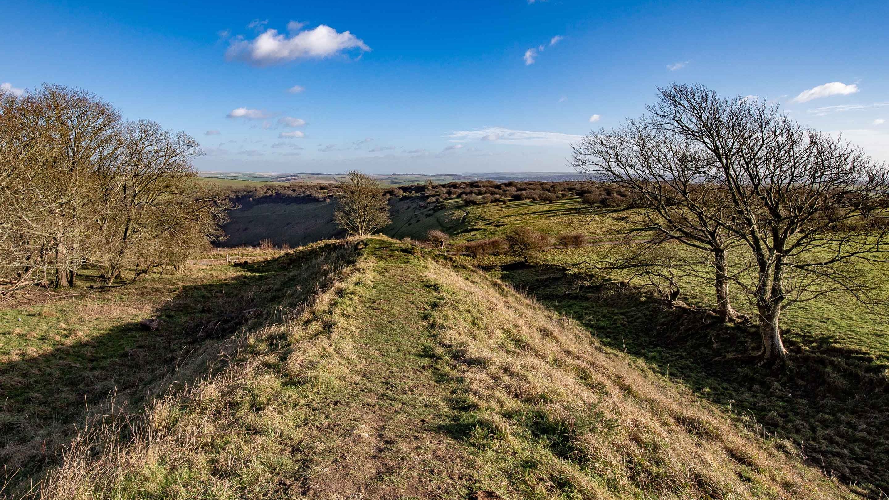 Devil's Dyke, West Sussex, winter view