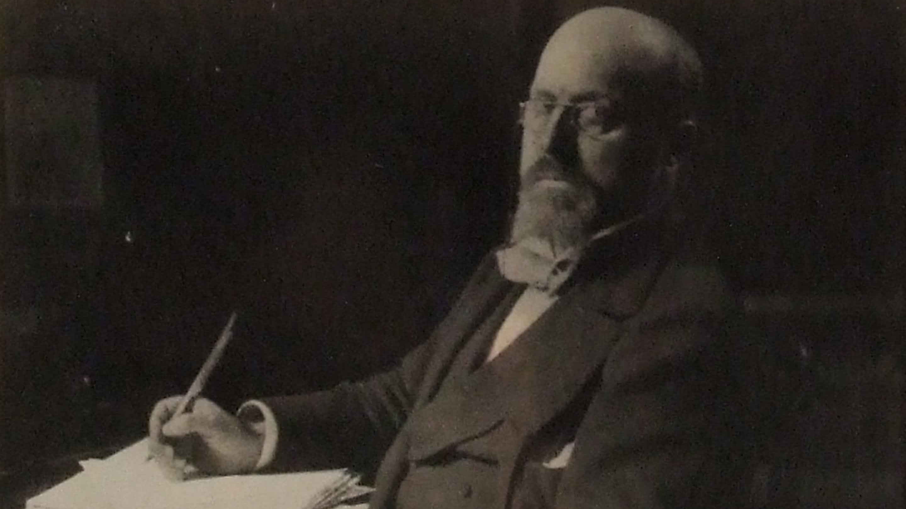 1901 photograph of Henry James (1843-1916) at Lamb House