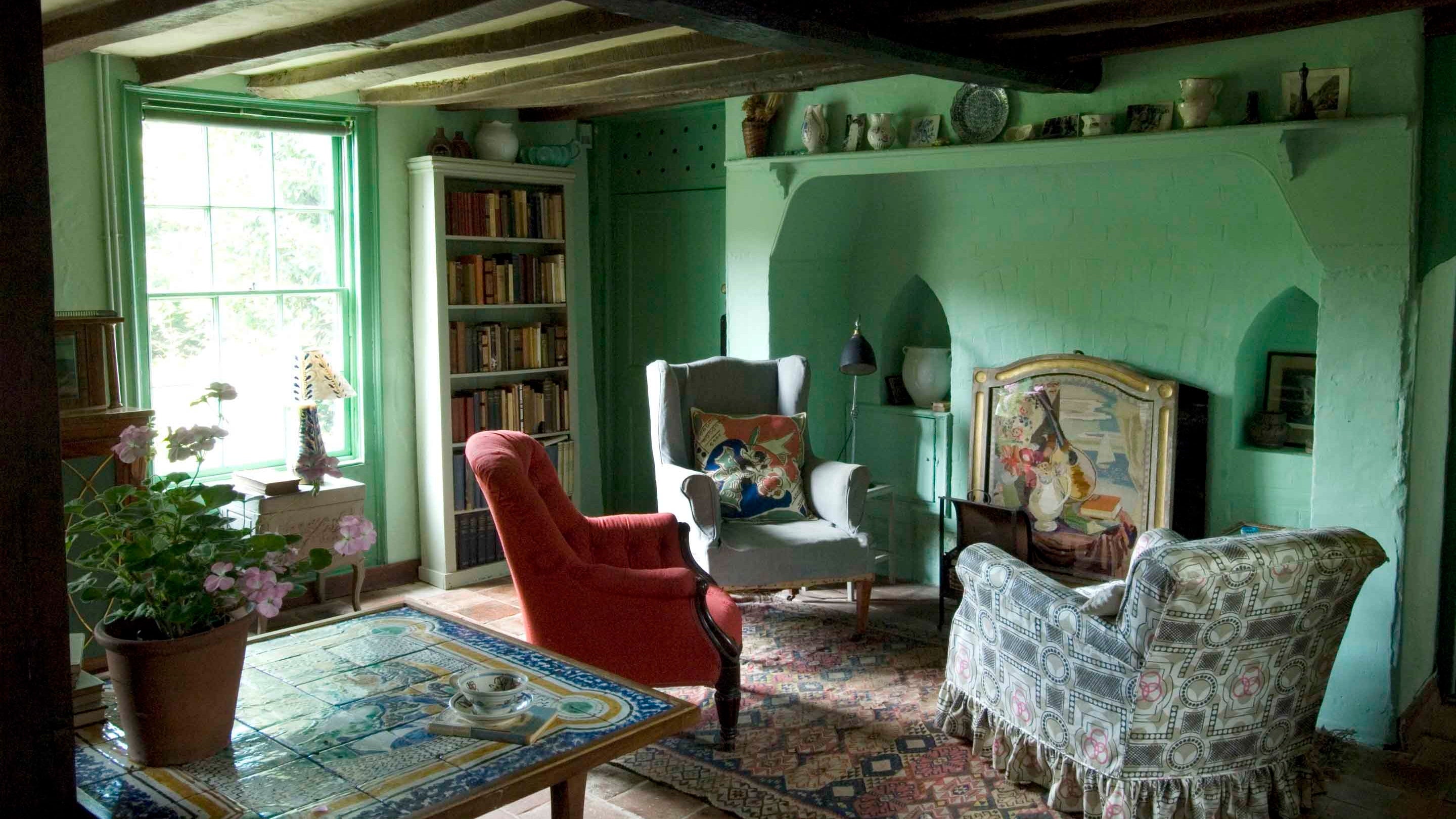 The Sitting Room at Monk's House, East Sussex
