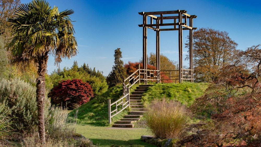 The Pagoda at Nymans in autumn