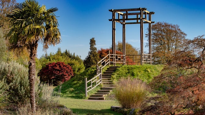 The Pagoda at Nymans in autumn