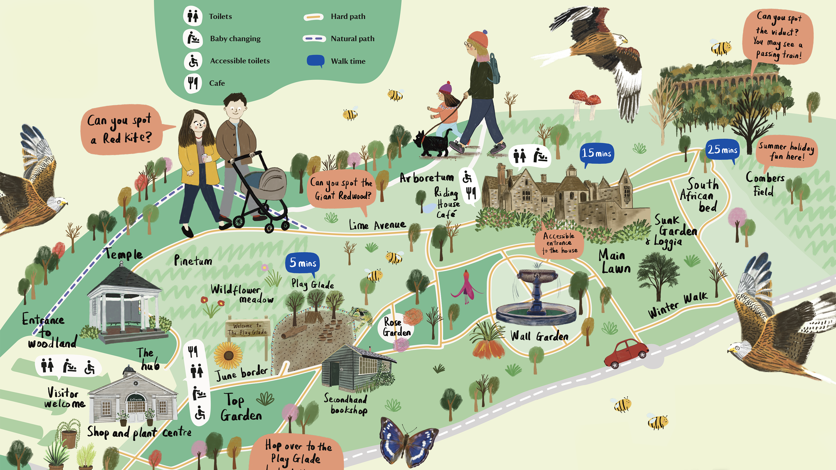 Nymans family map