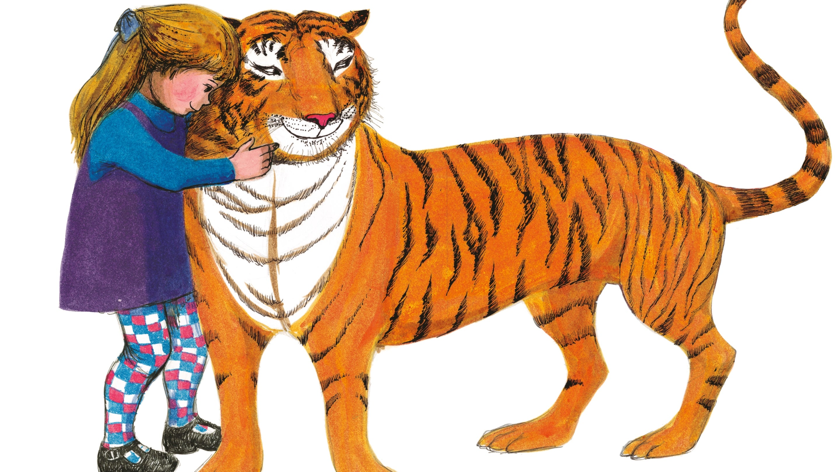 Illustration from The Tiger Who Came to Tea