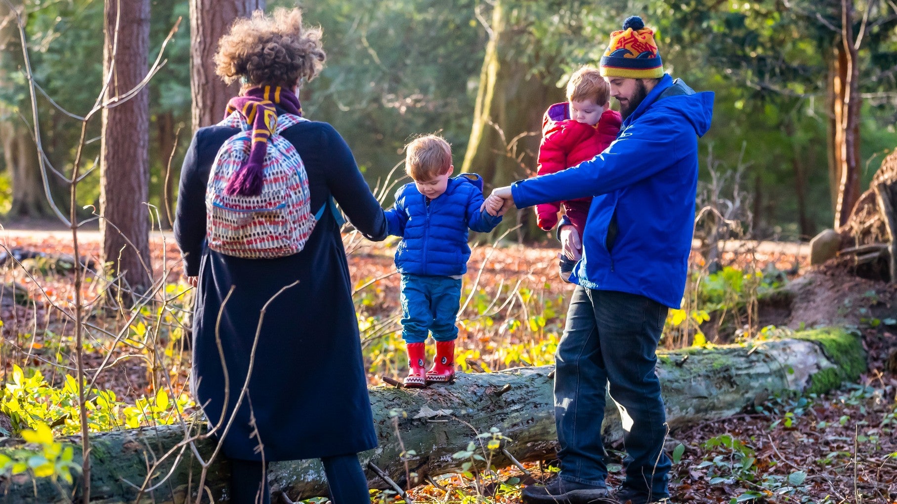 Visitors at Fountains Abbey and Studley Royal Water Garden, North Yorkshire