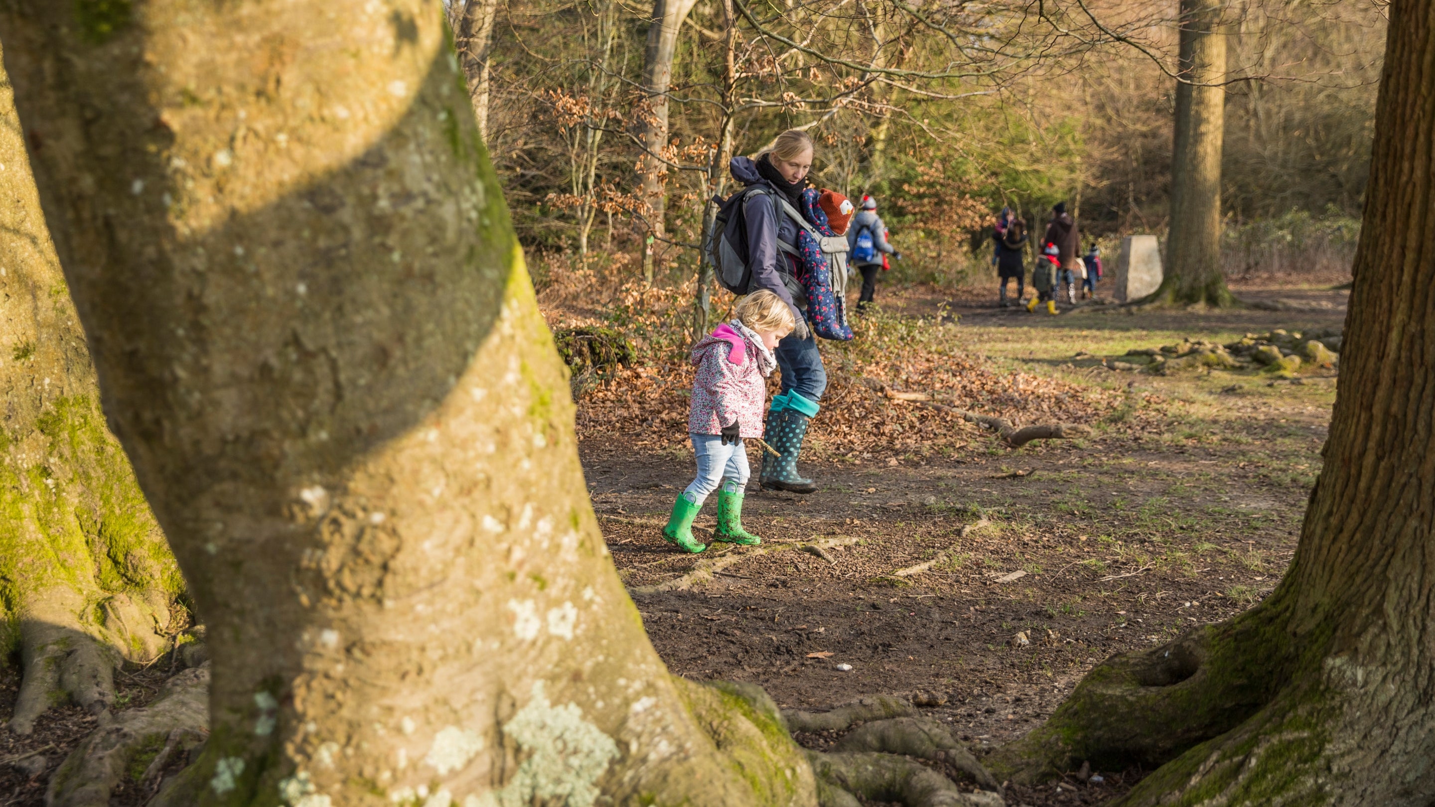 A Winter's Walk with the family at Nymans
