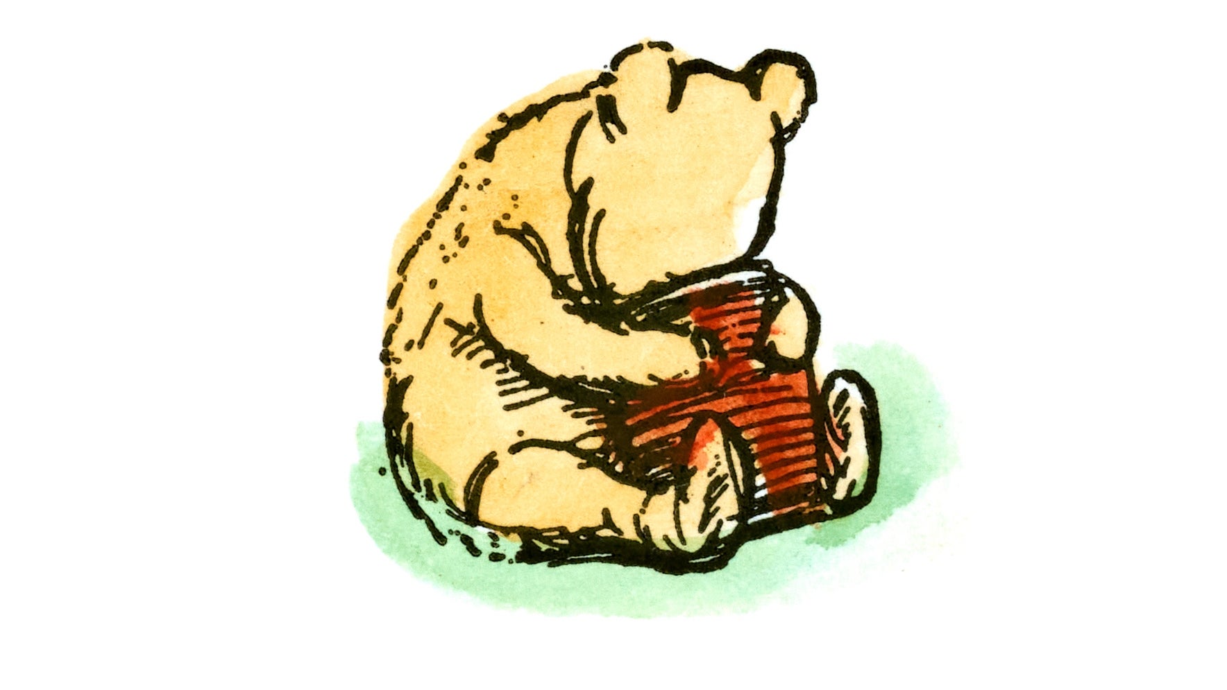 Winnie the Pooh illustration by E.H. Shepard.