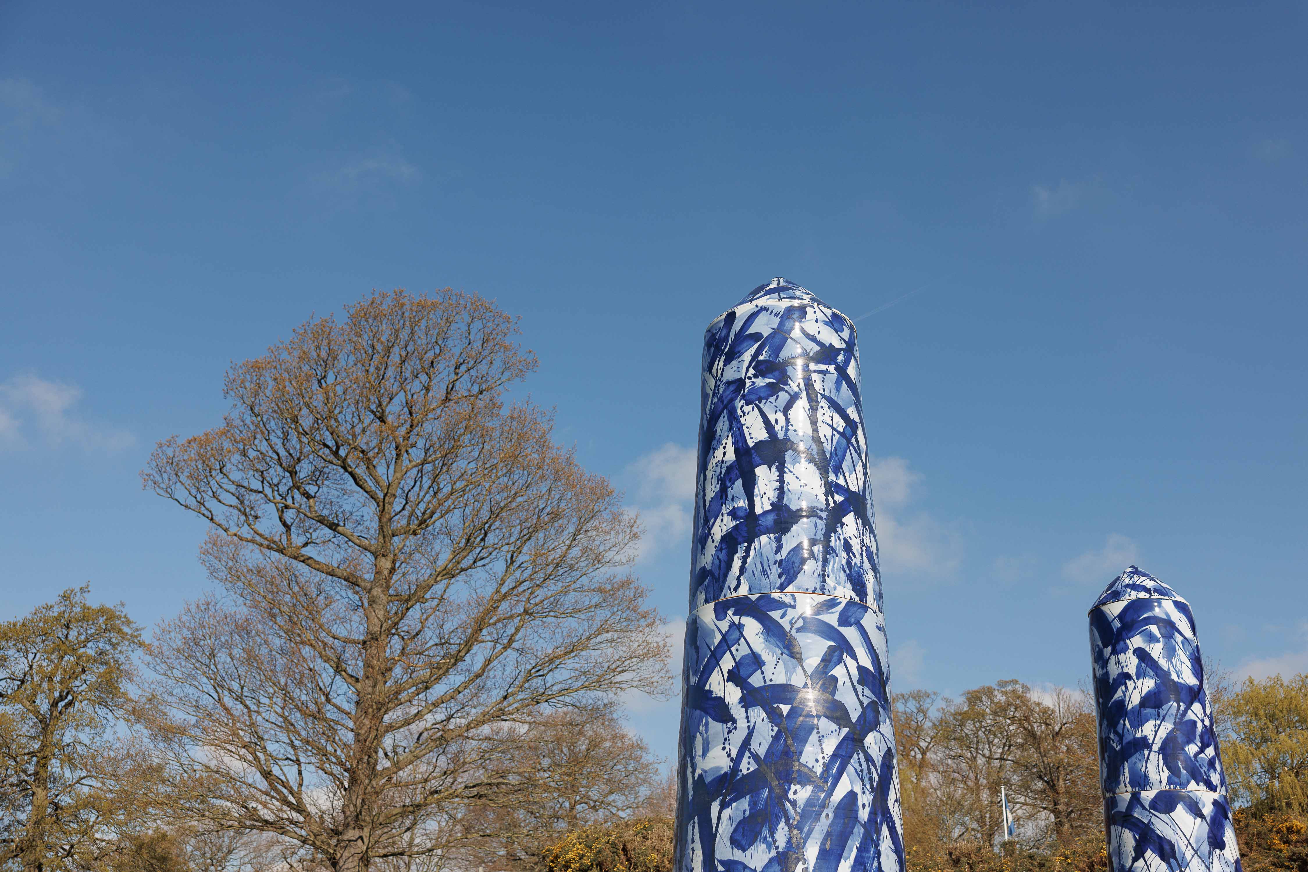 Felicity Aylieff, Expressions in Blue, Courtesy Adrian Sassoon, London