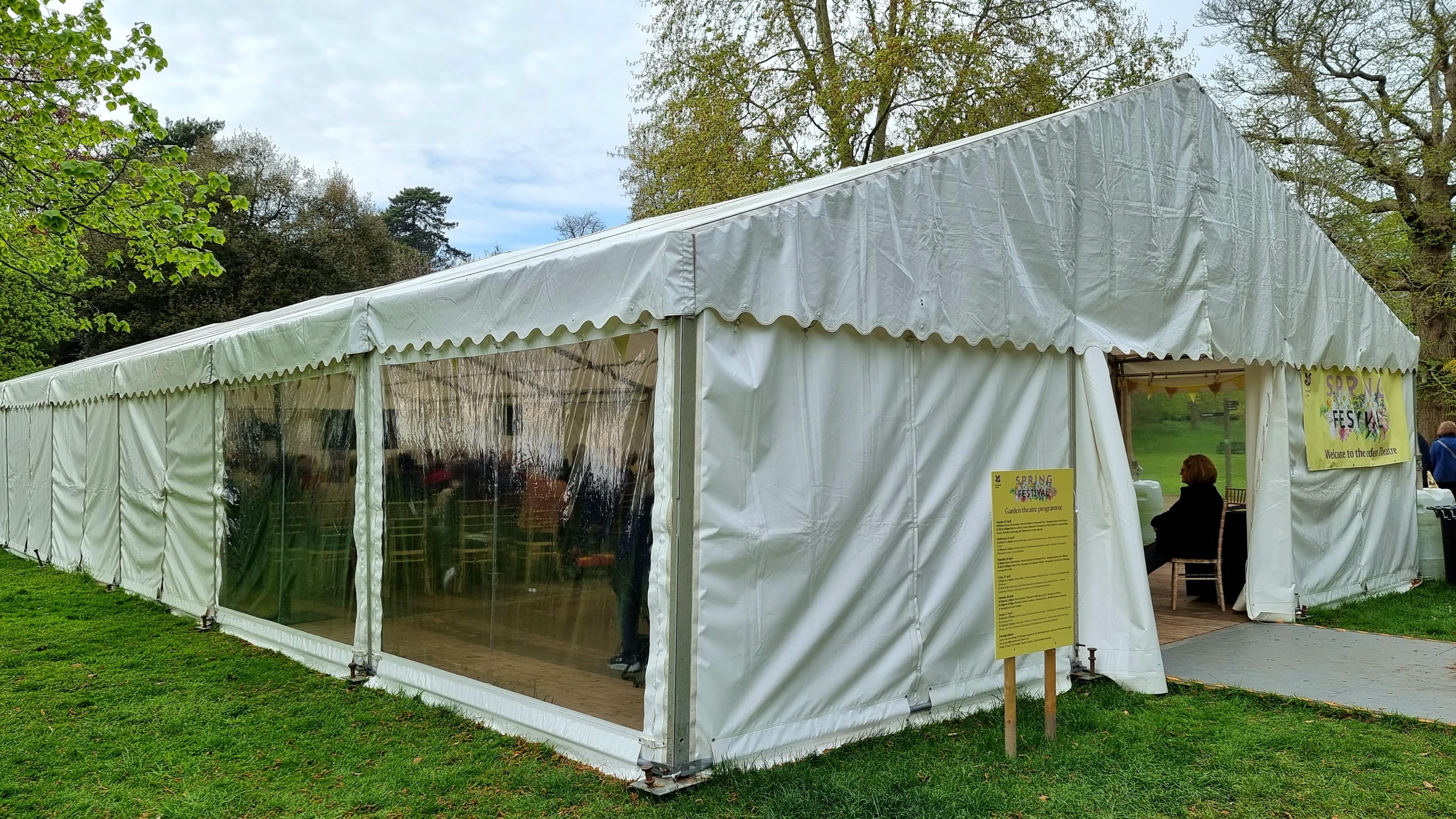 Spring Festival Garden Theatre Marquee