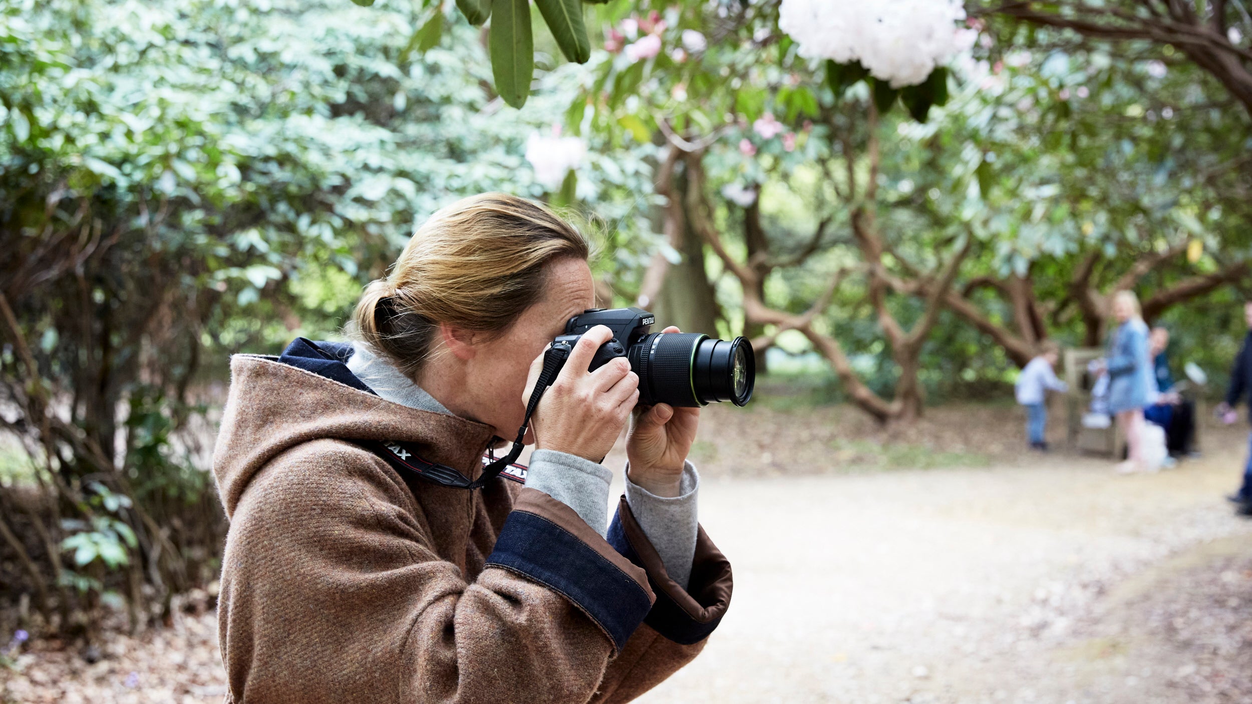 Taking a photo at Sheffield Park and Garden