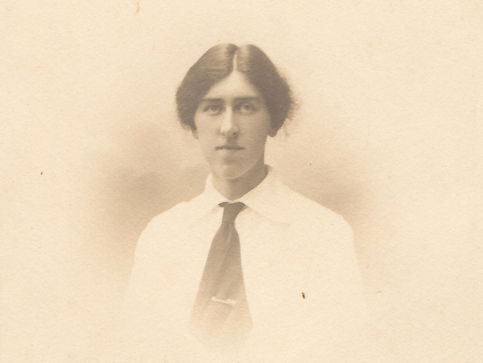 A sepia photo of Helen Beale