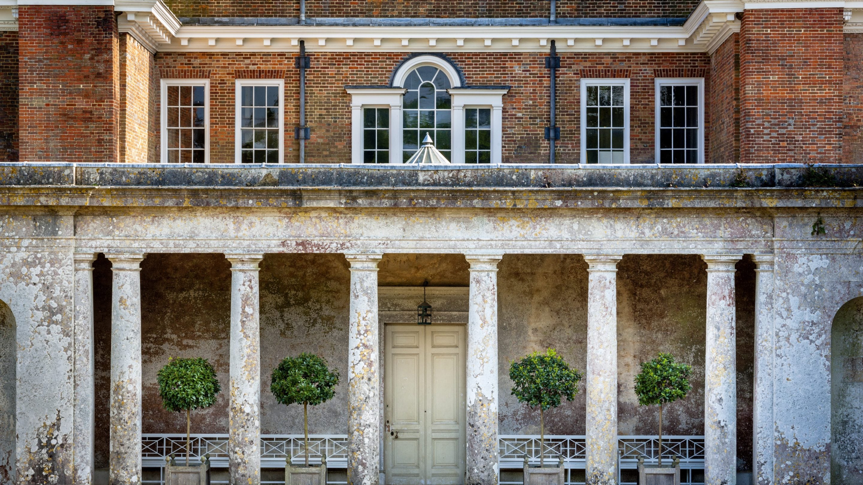 North front of the house at Uppark House and Garden, West Sussex