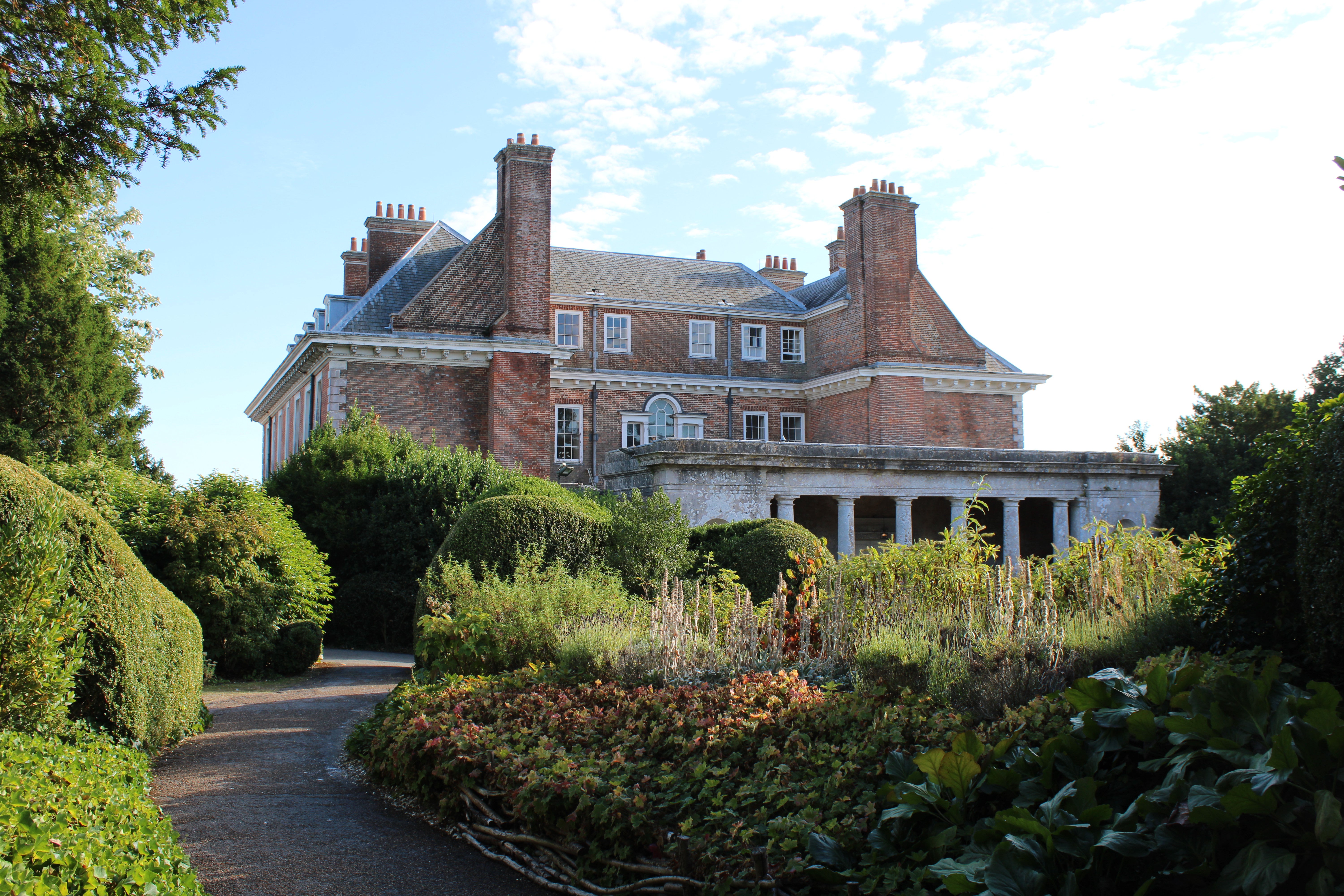 Winter in the garden at Uppark