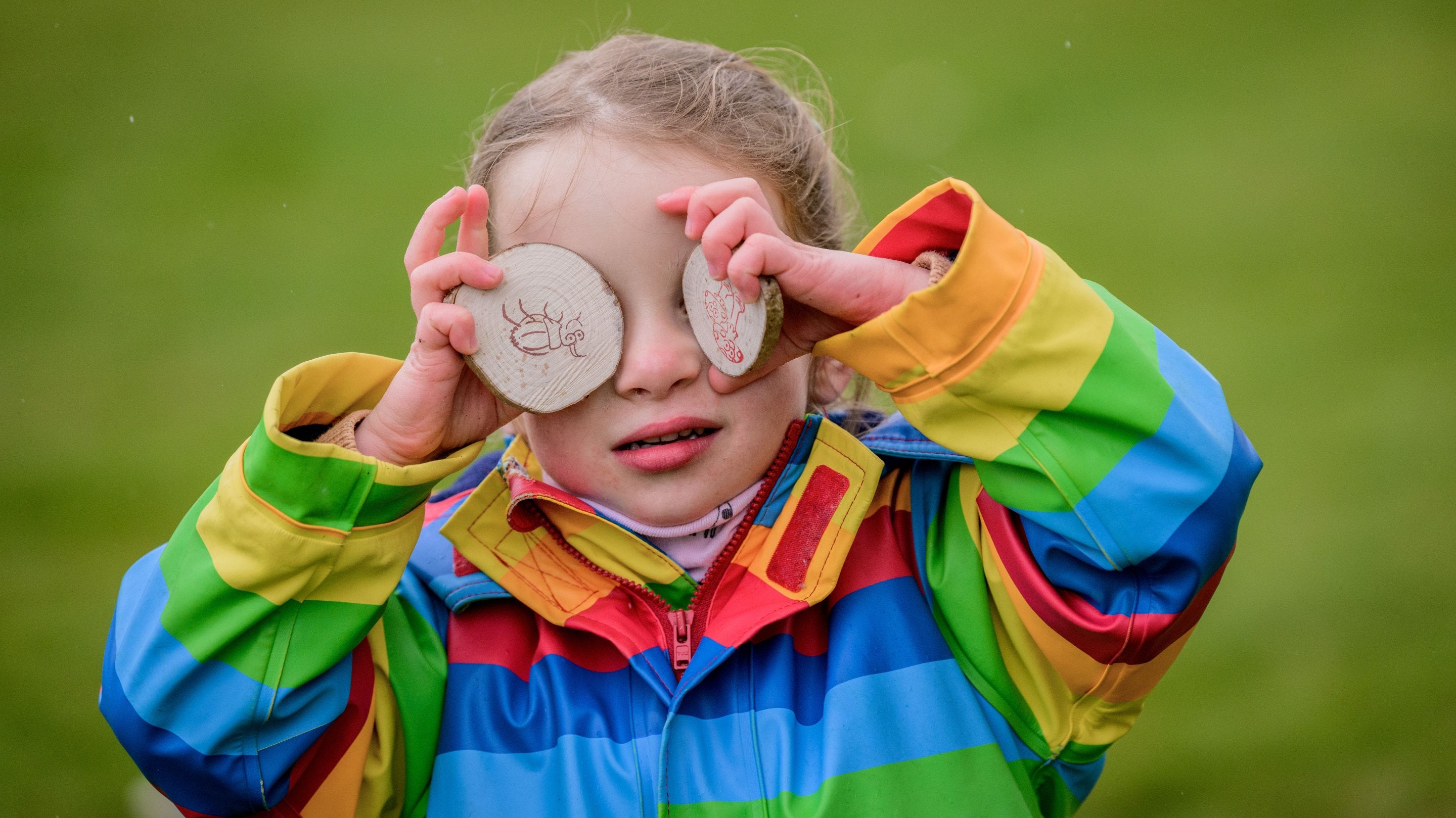 Child taking part in family activities at Wakehurst in West Sussex