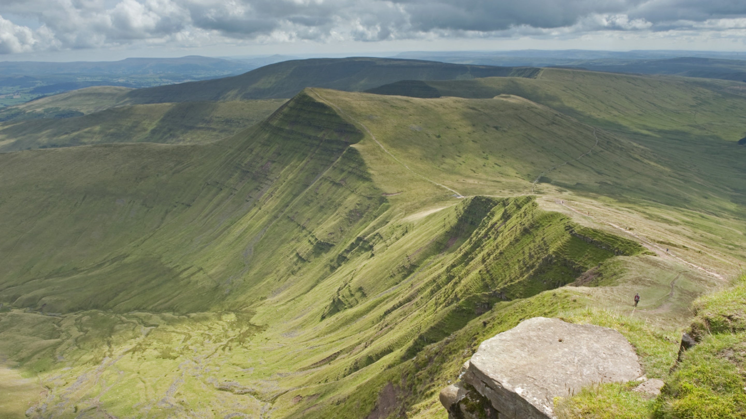 Pen y Fan in the Brecon Beacons in the summer
