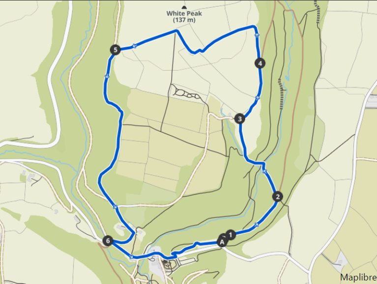 Colby Estate Forest and Field Walk (Pink Trail) map