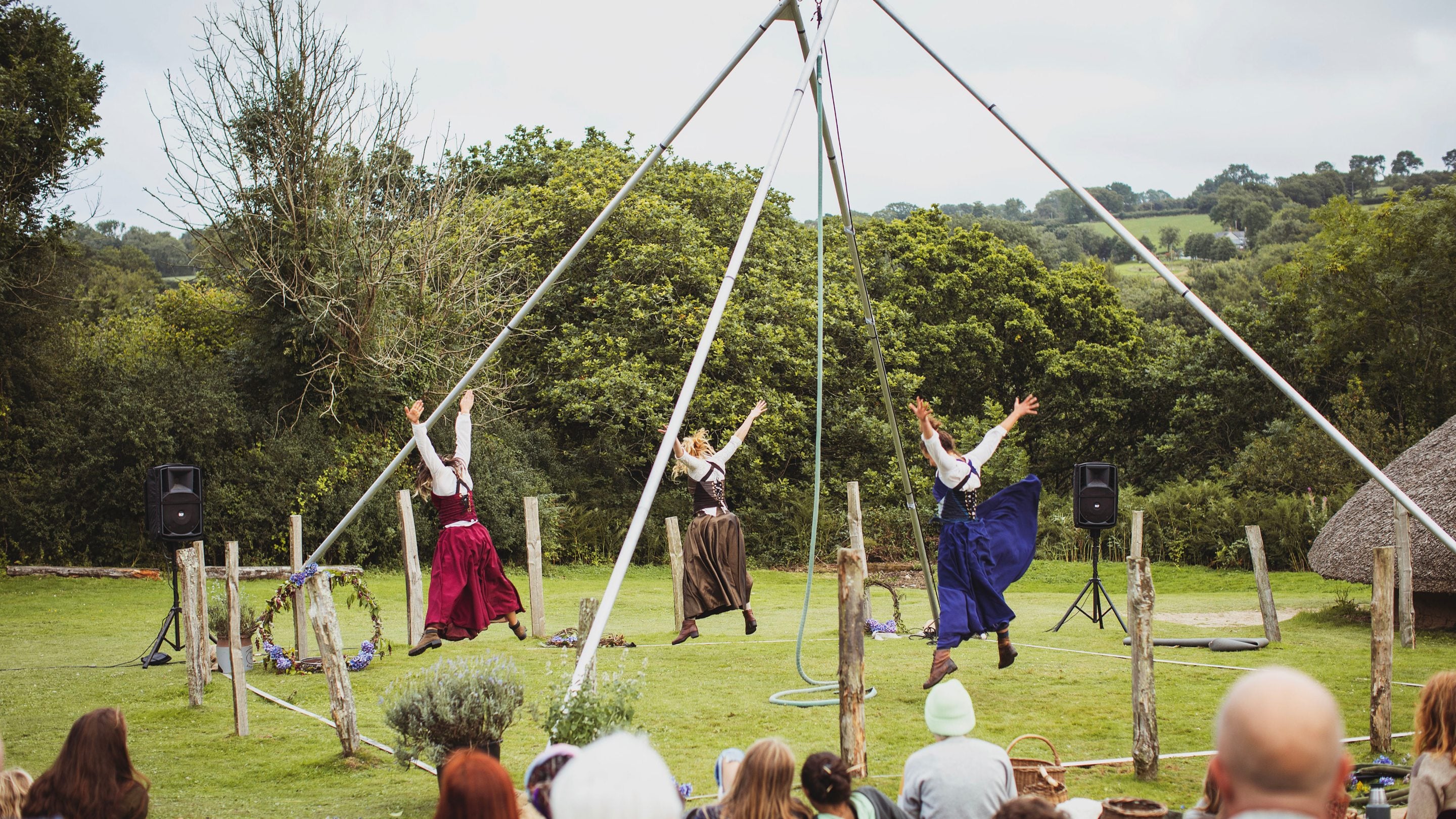 Collective Flight Syrcas performing outdoors