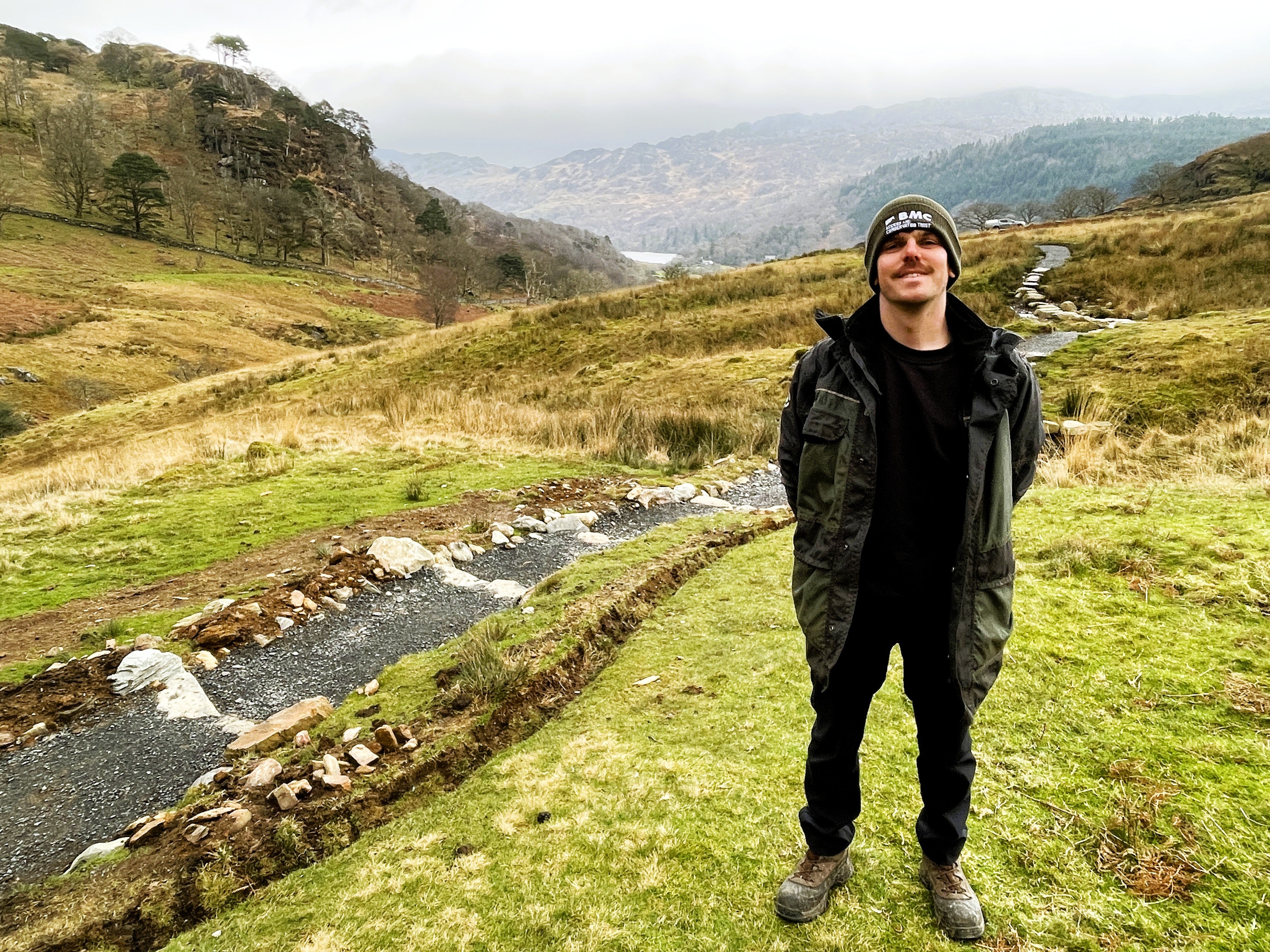 New Apprentice Ranger in Eryri funded by the BMC