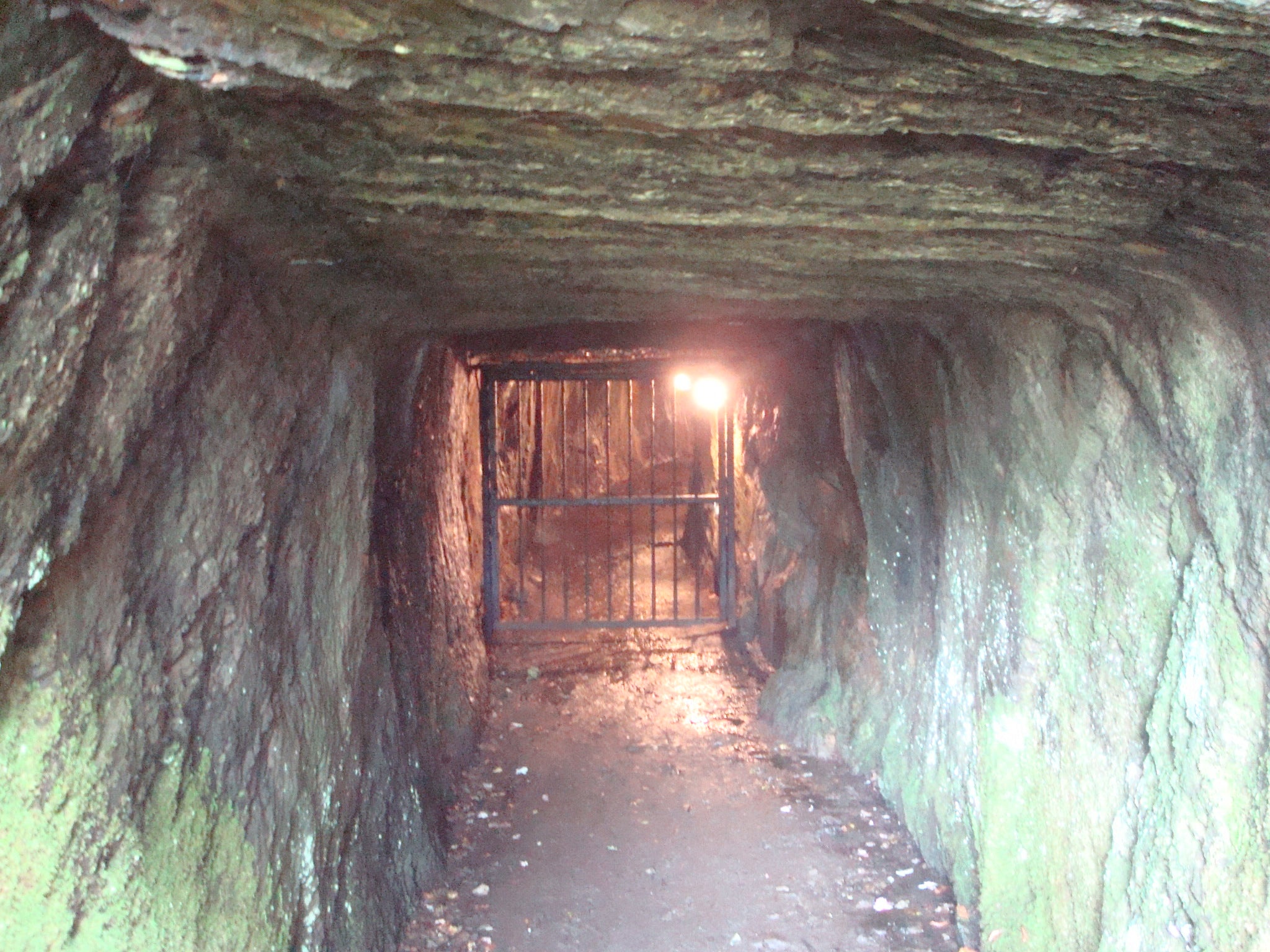 Looking into the entrance of Upper Roman Adit and Gallery