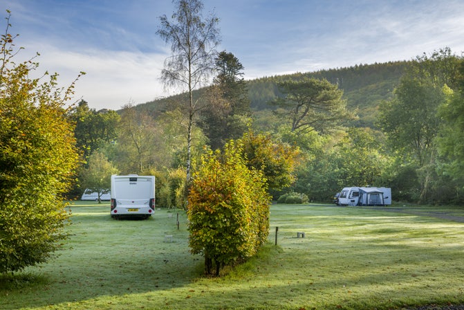 View of Caravan and Motorhome Park Dolaucothi
