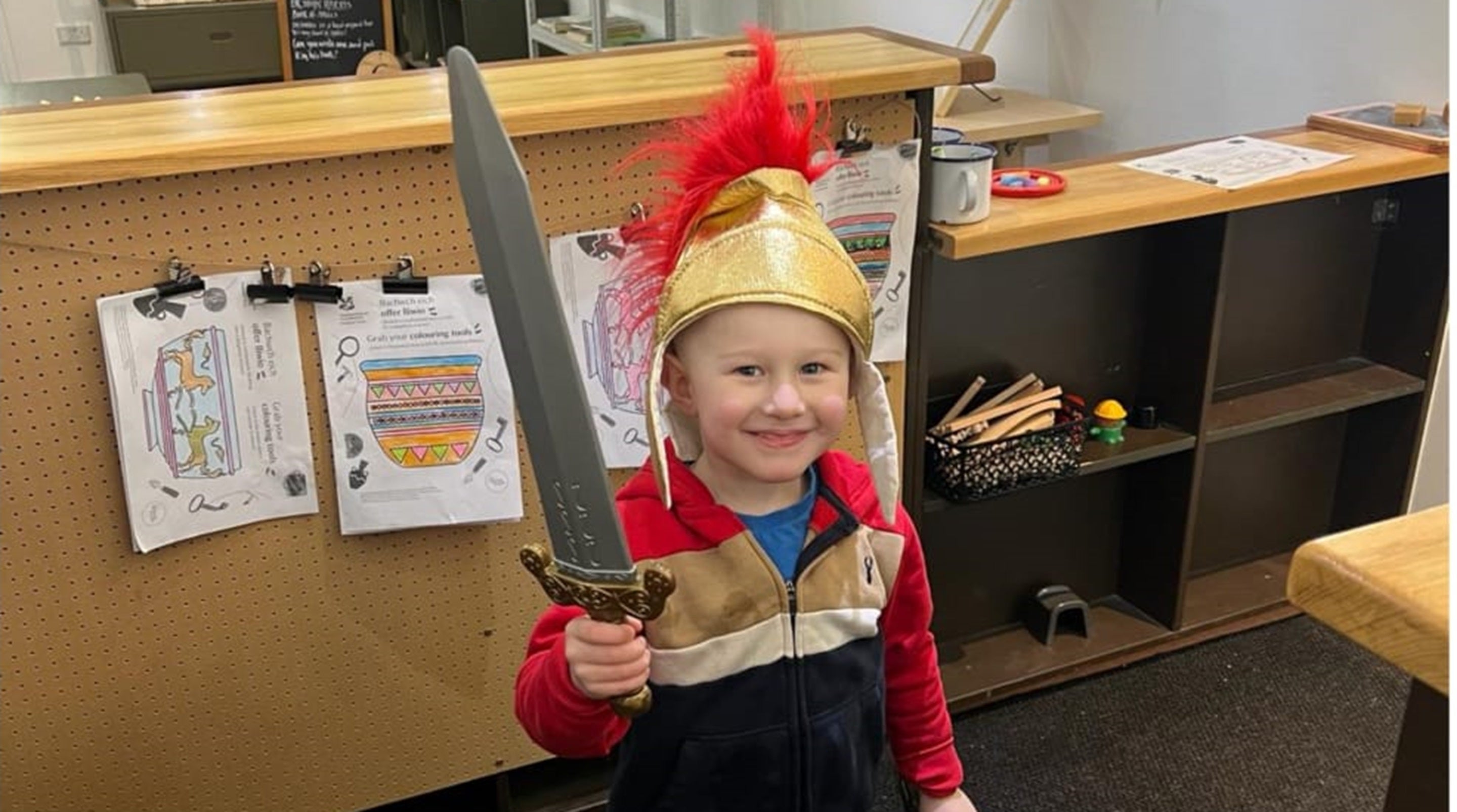 Family activities at Dolaucothi