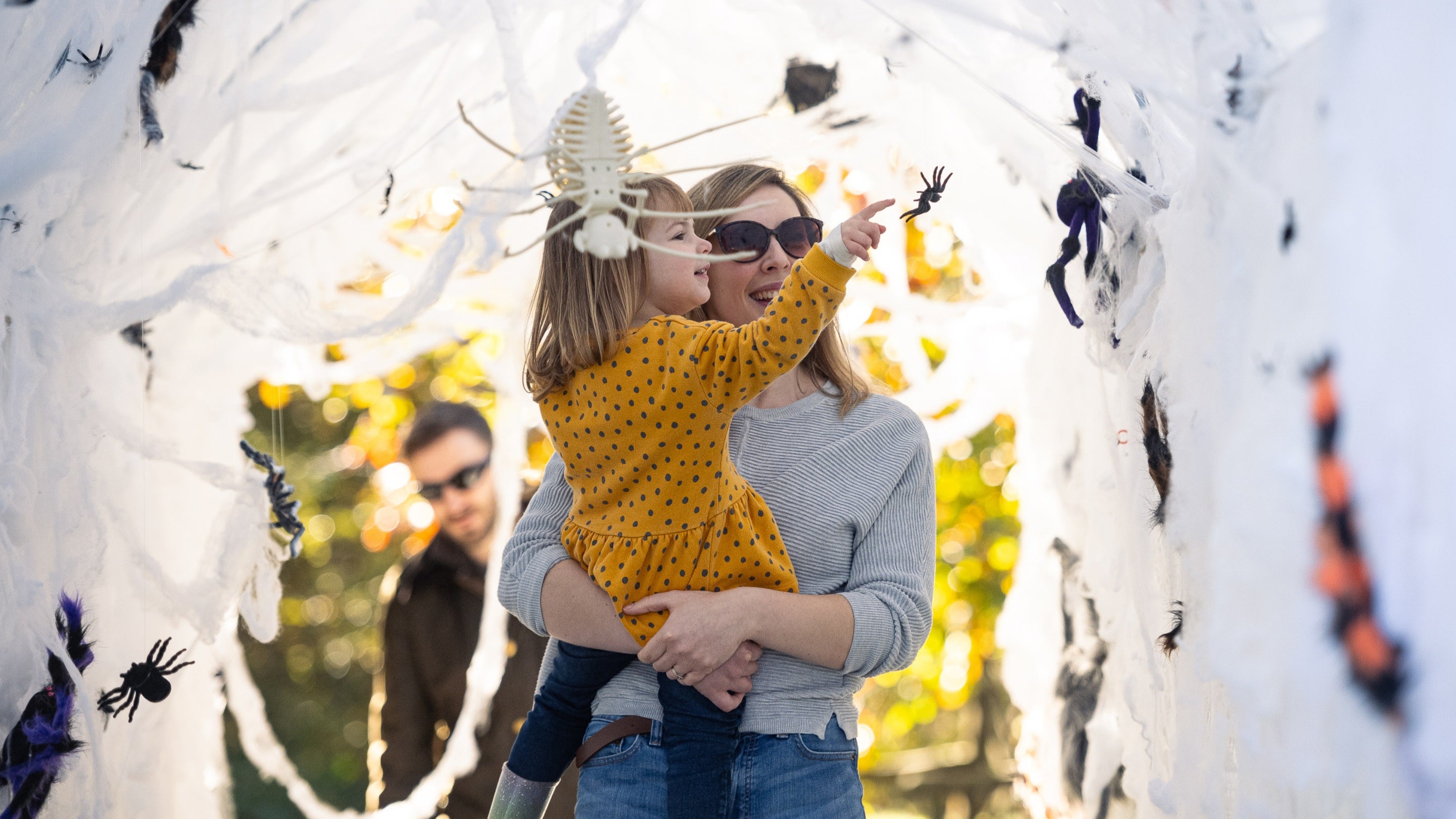 Exploring a Halloween trail at Dyffryn Gardens, Wales