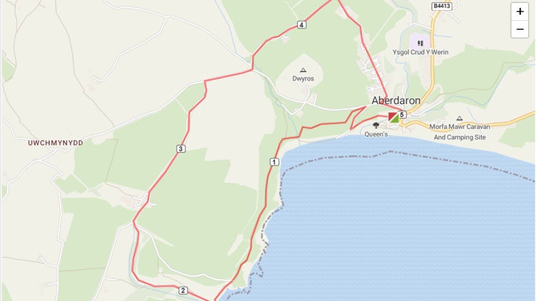Map Taclo10 Aberdaron