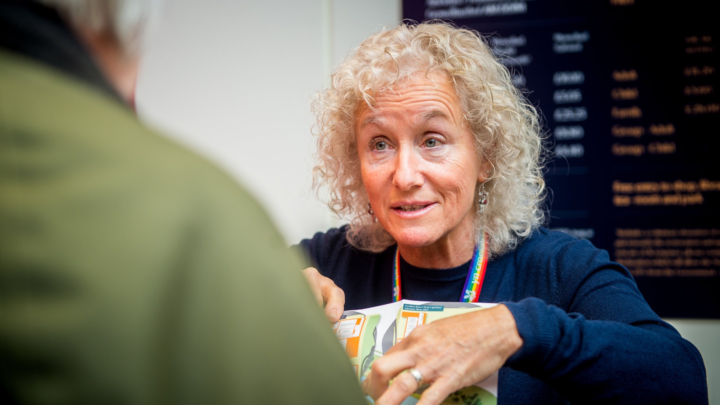 Serving customers at Tredegar House, Newport, Wales