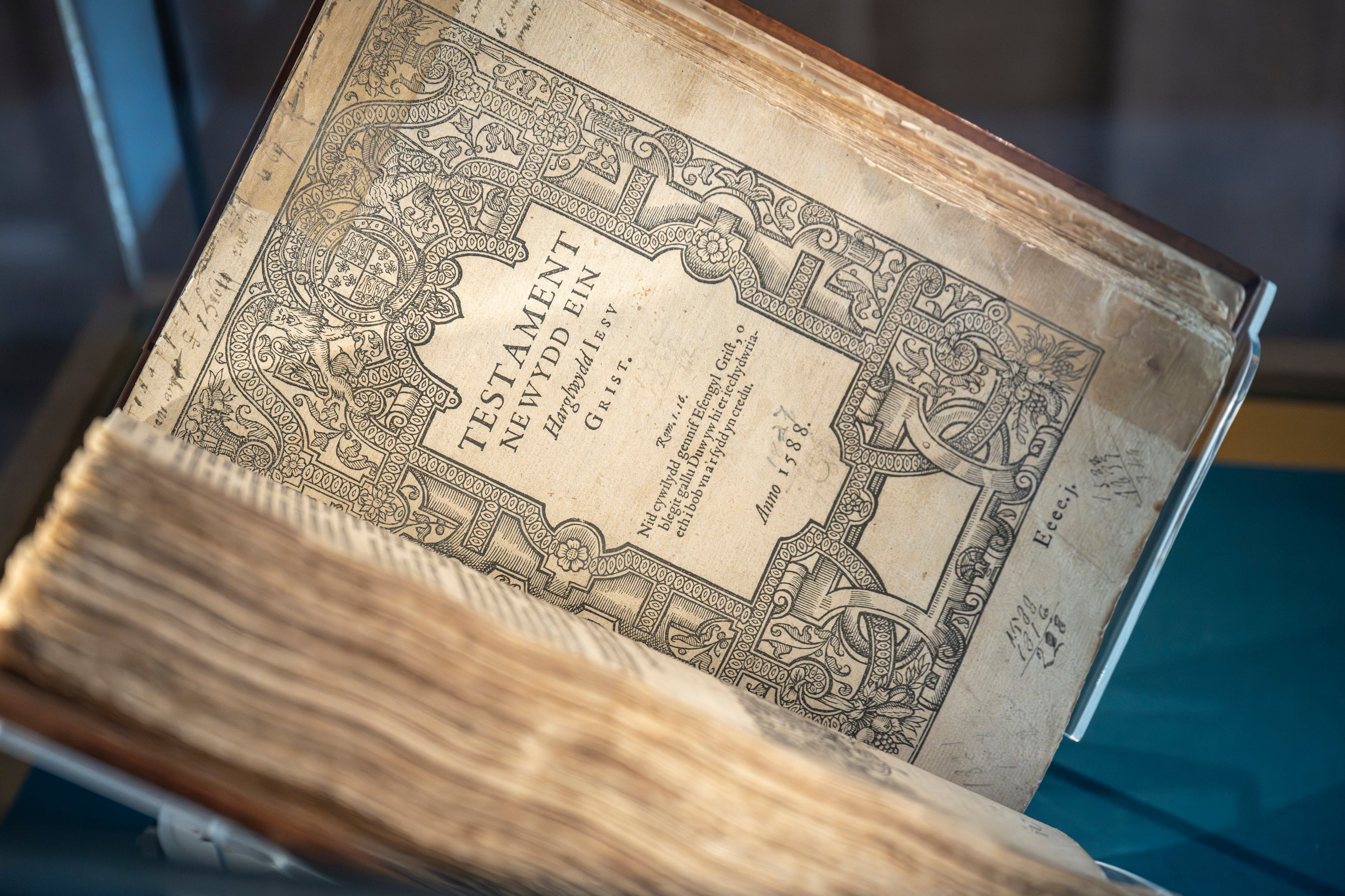 1588 Welsh Bible at Tŷ Mawr Wybrnant