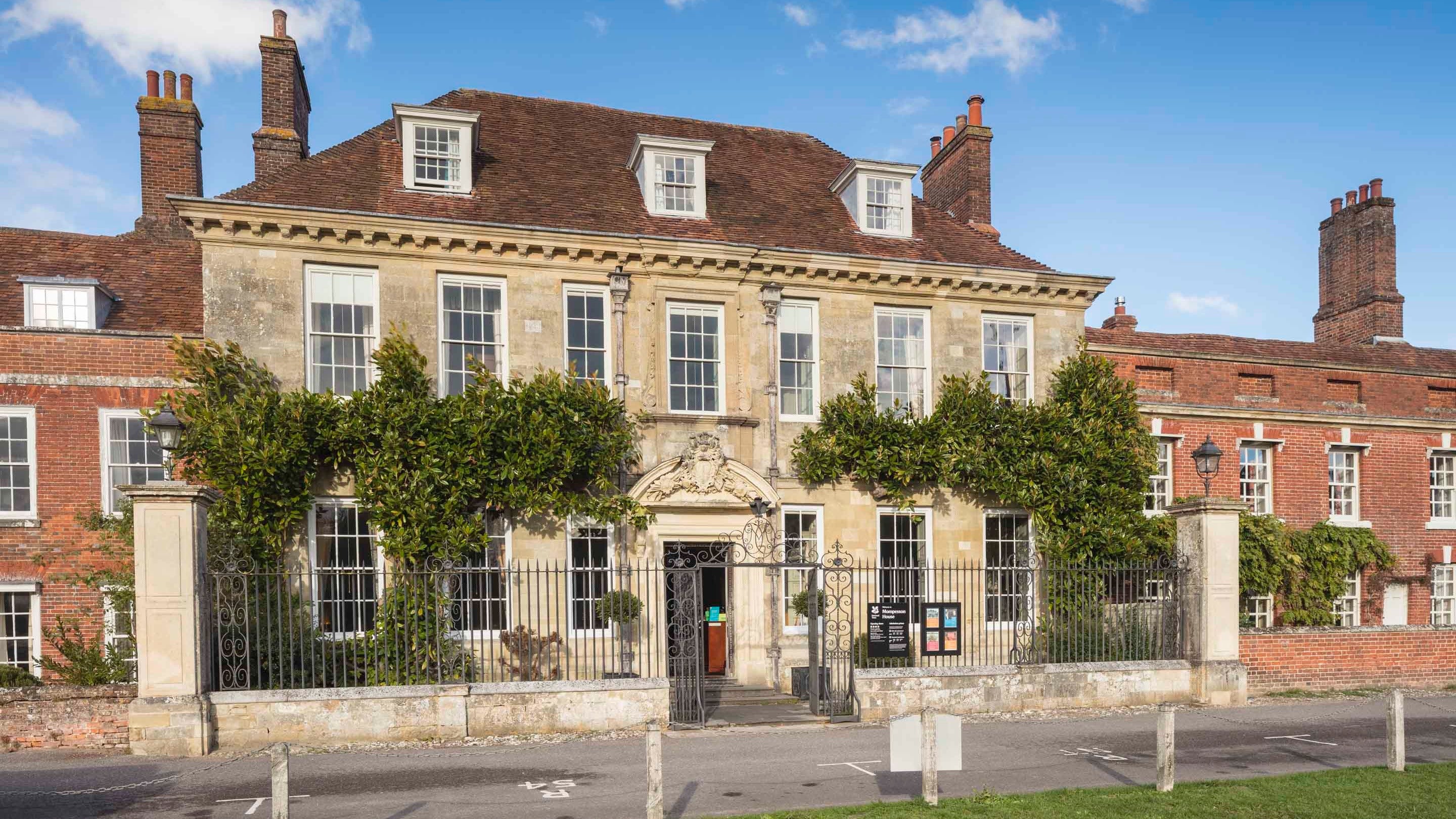 Exterior view of Mompesson House, Wiltshire