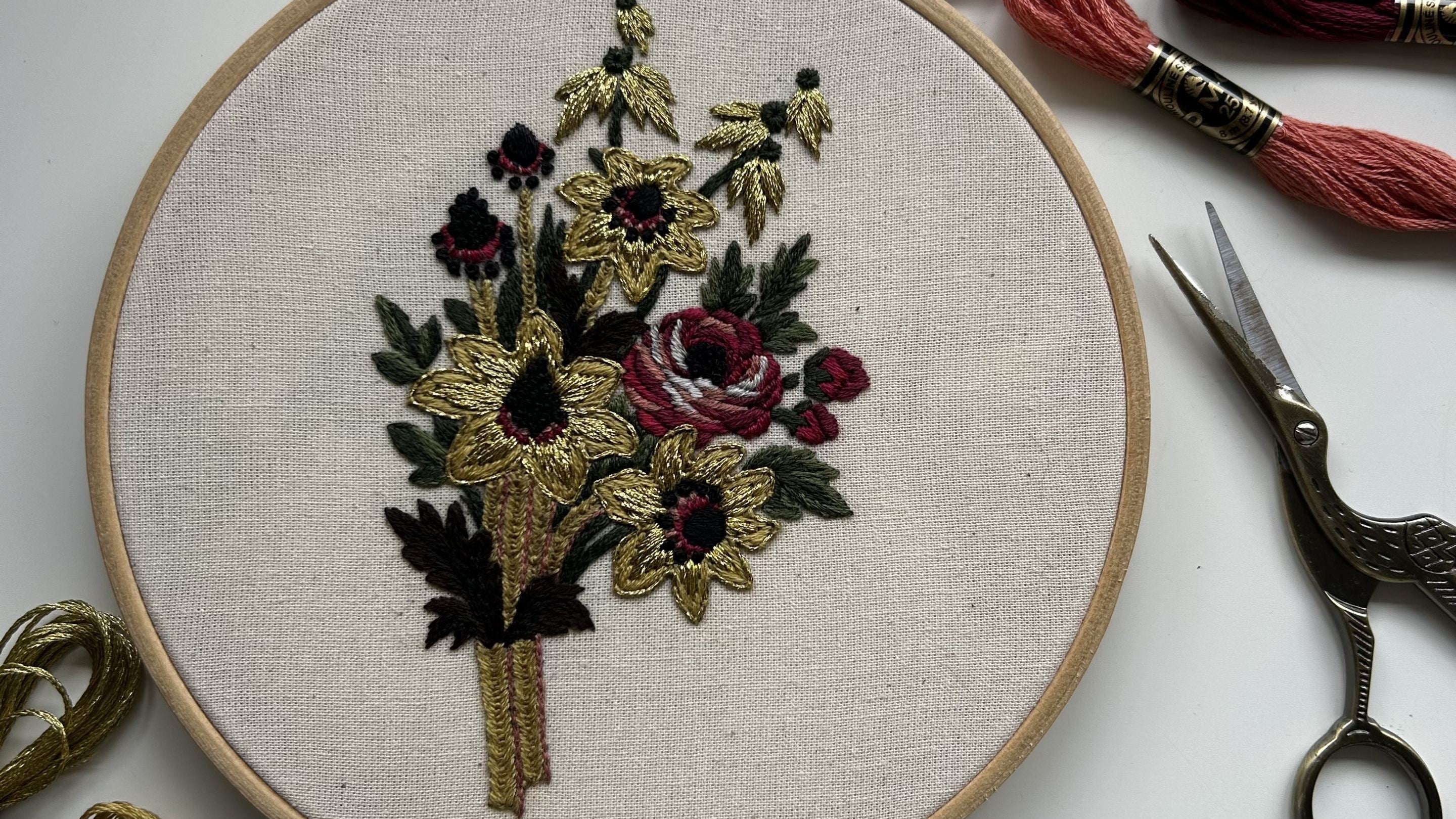 Embroidery workshop inspired by the Court Mantua