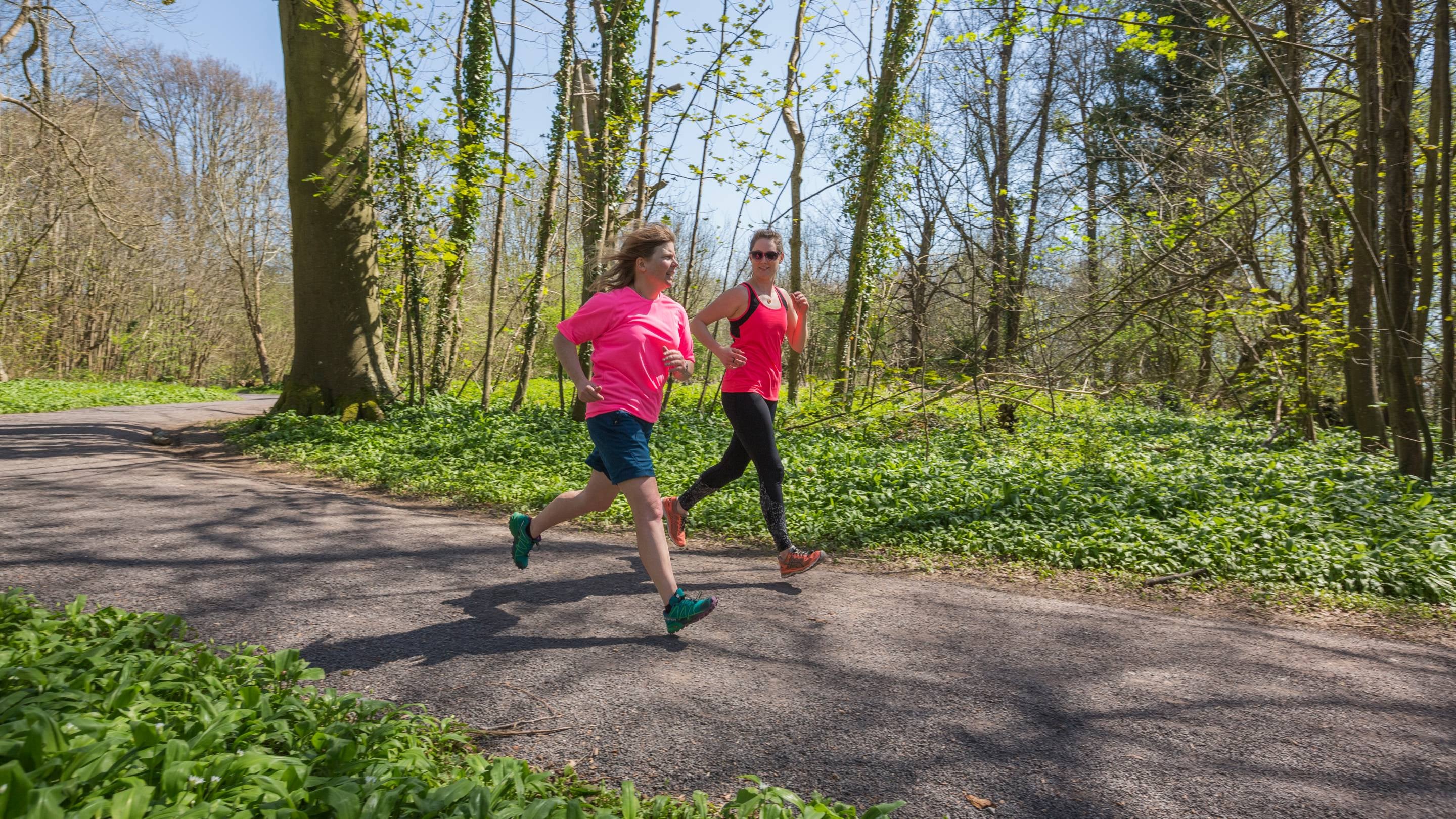 Exploring the Woodland on the Trust10 10K Trail Run