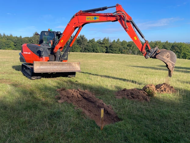 Clent Hills Sewage Project Week 1 Work Starts