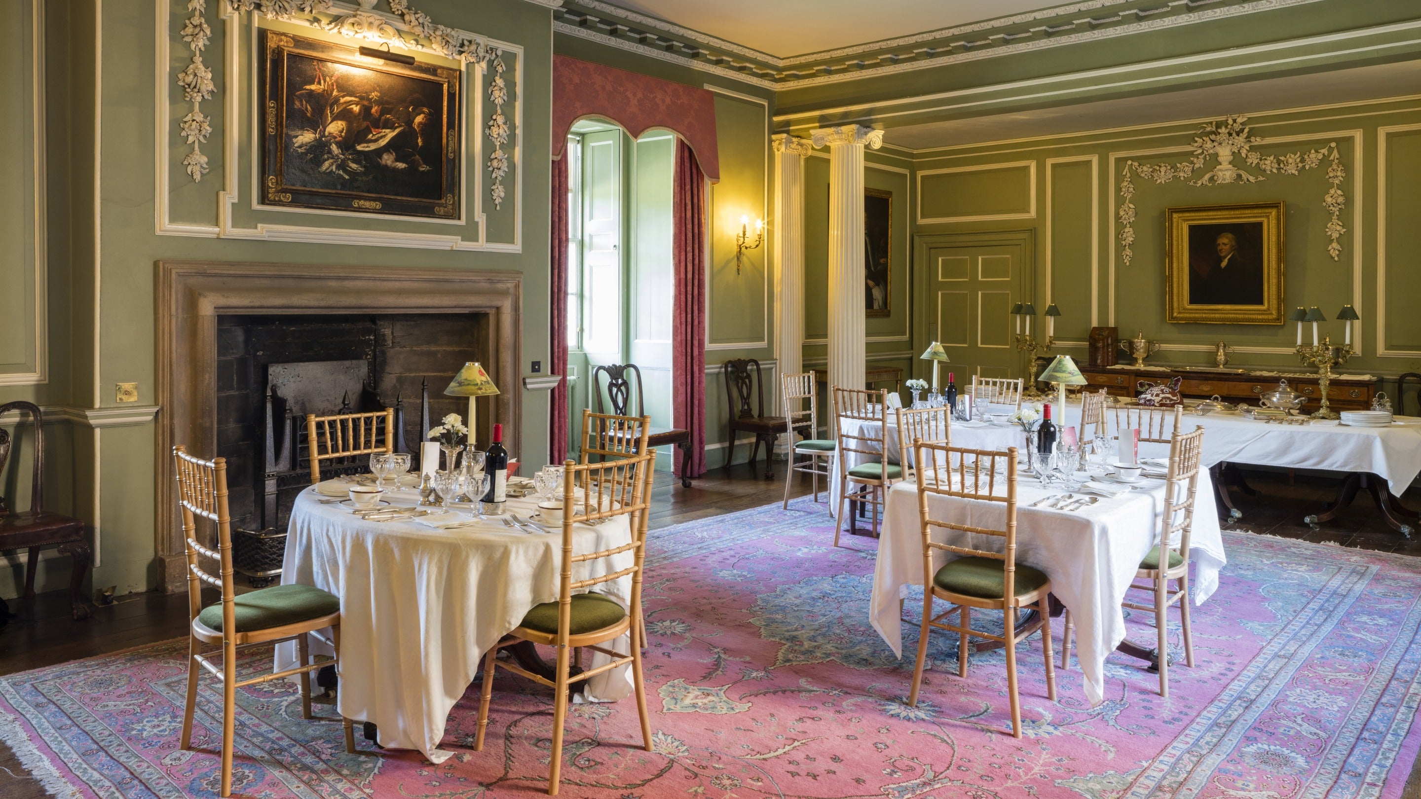 The Dining Room at Croft Castle, Herefordshire