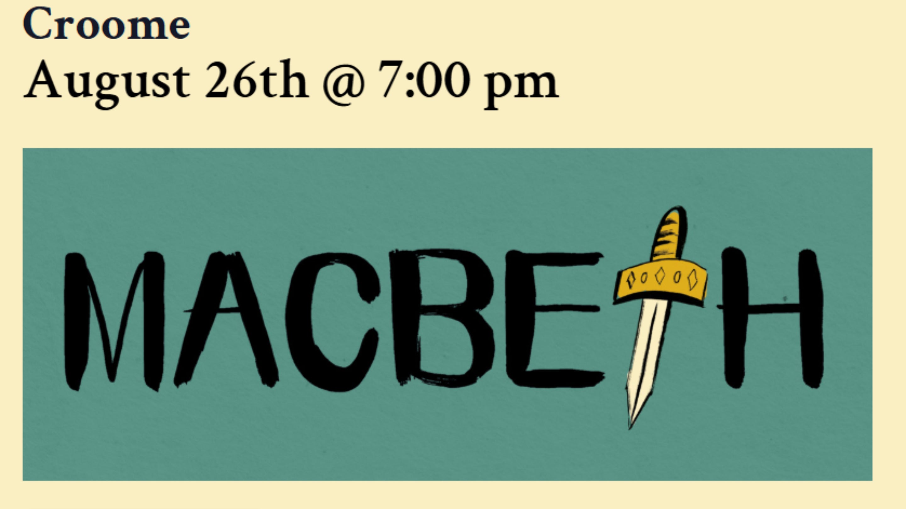 Macbeth by The Handlebards