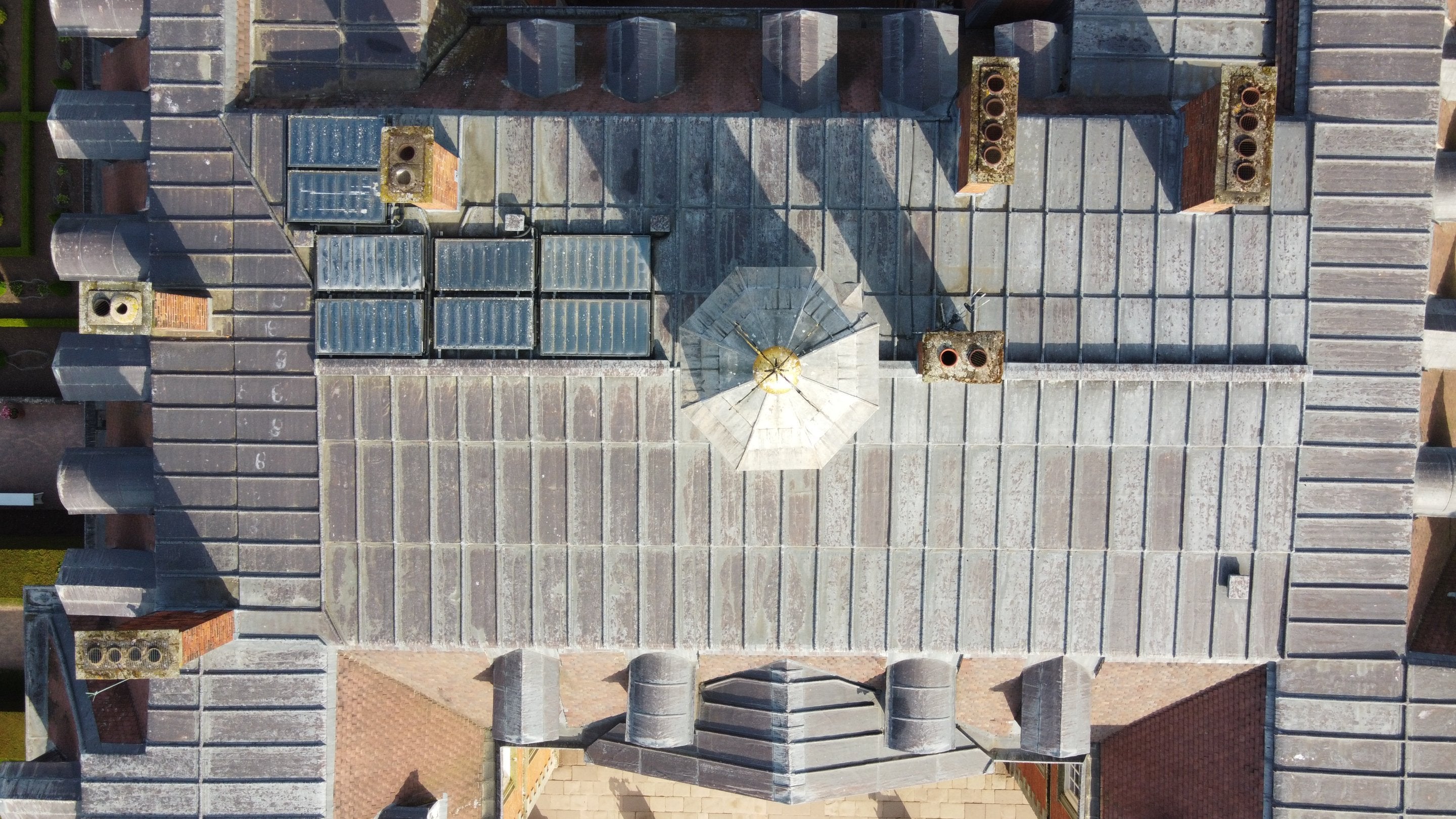 The Cupola at Hanbury from above