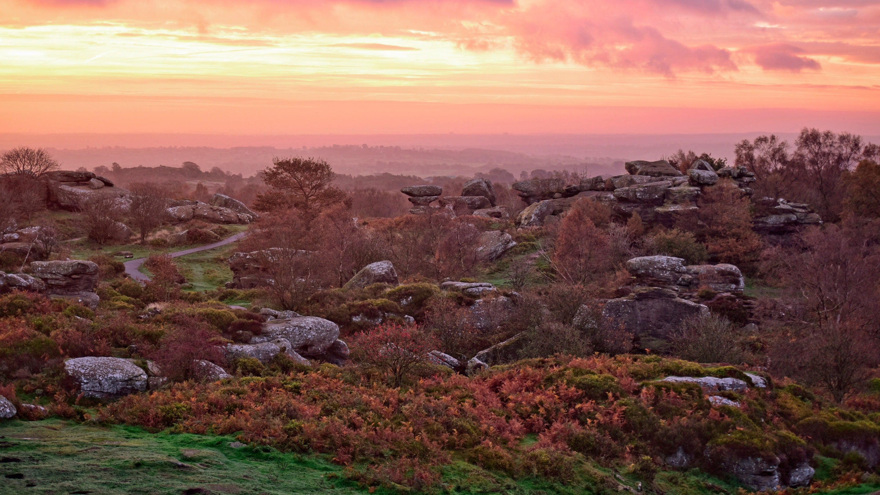 Sunrise at Brimham Rocks, North Yorkshire