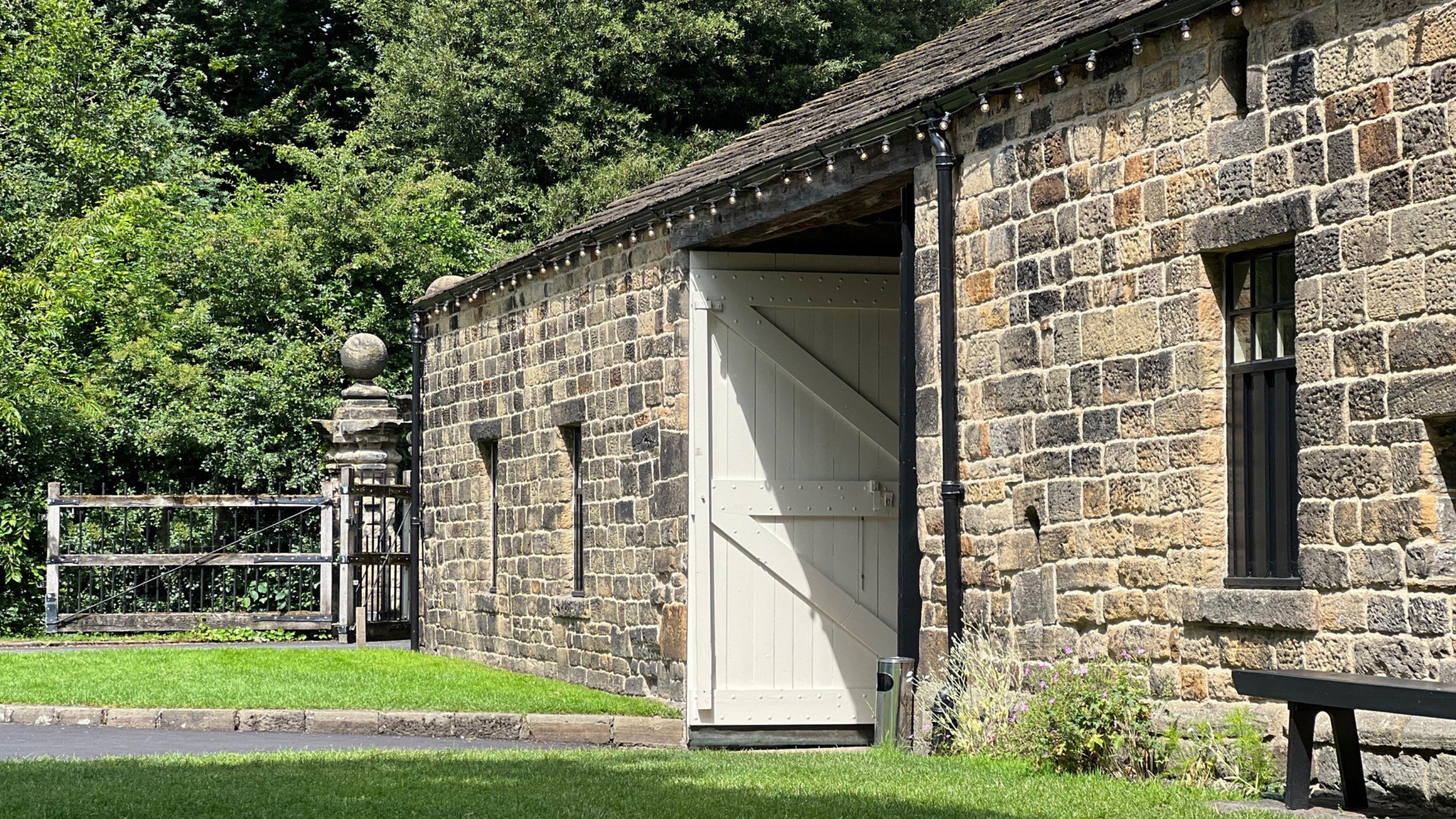 Outside of the Airedale Barn, East Riddlesden Hall