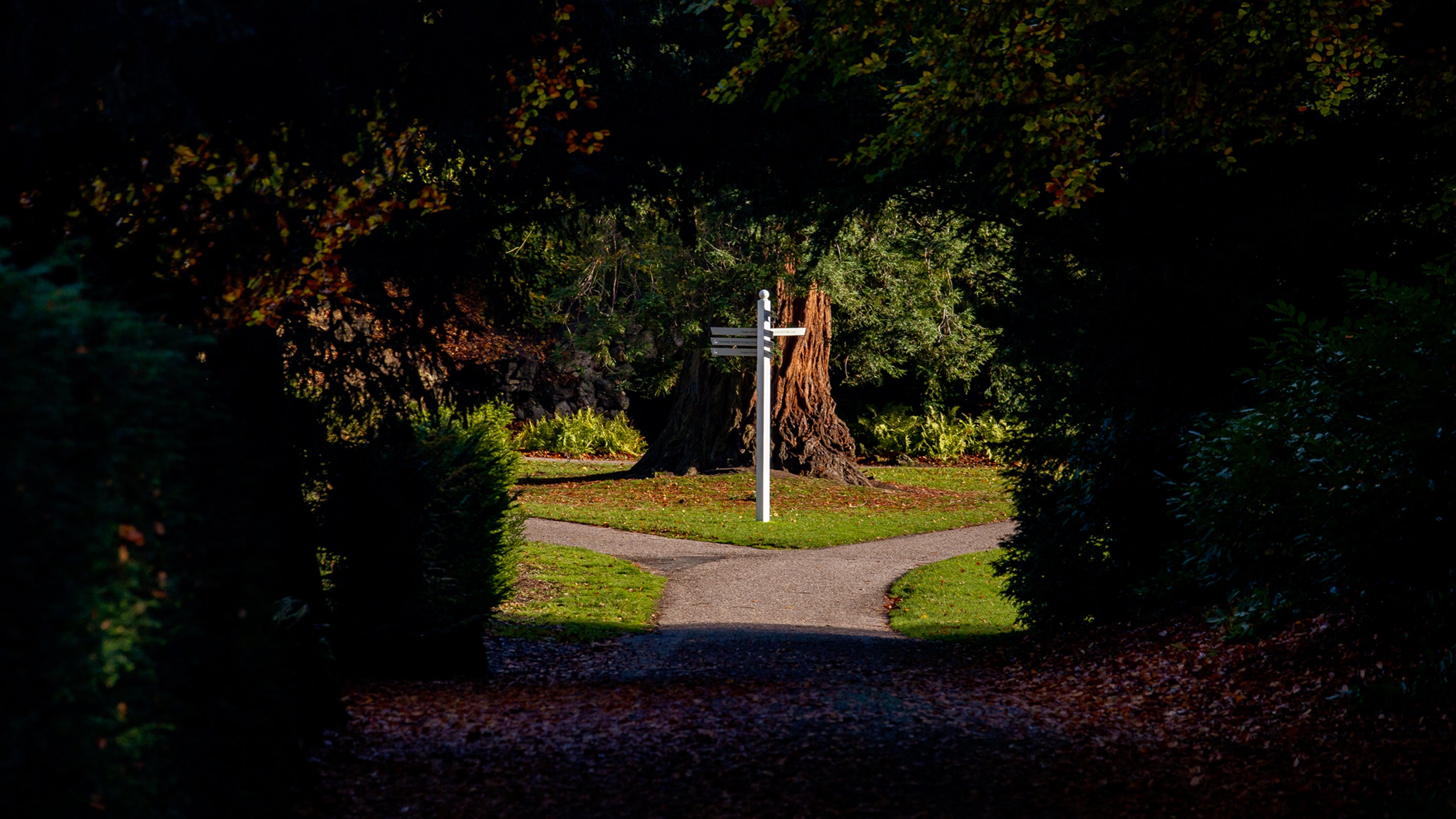 Studley Royal signpost