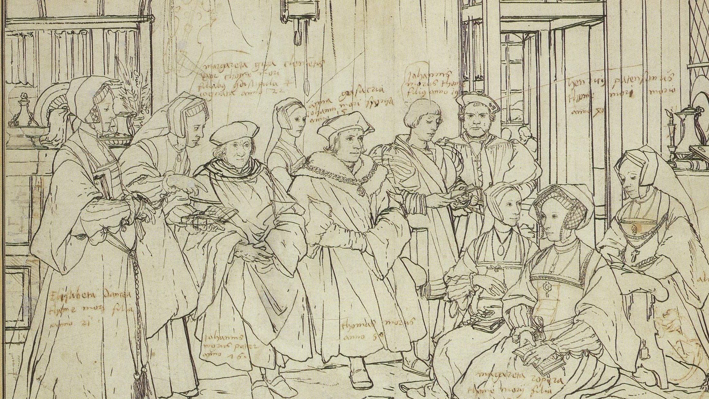 Study for the portrait of the More family